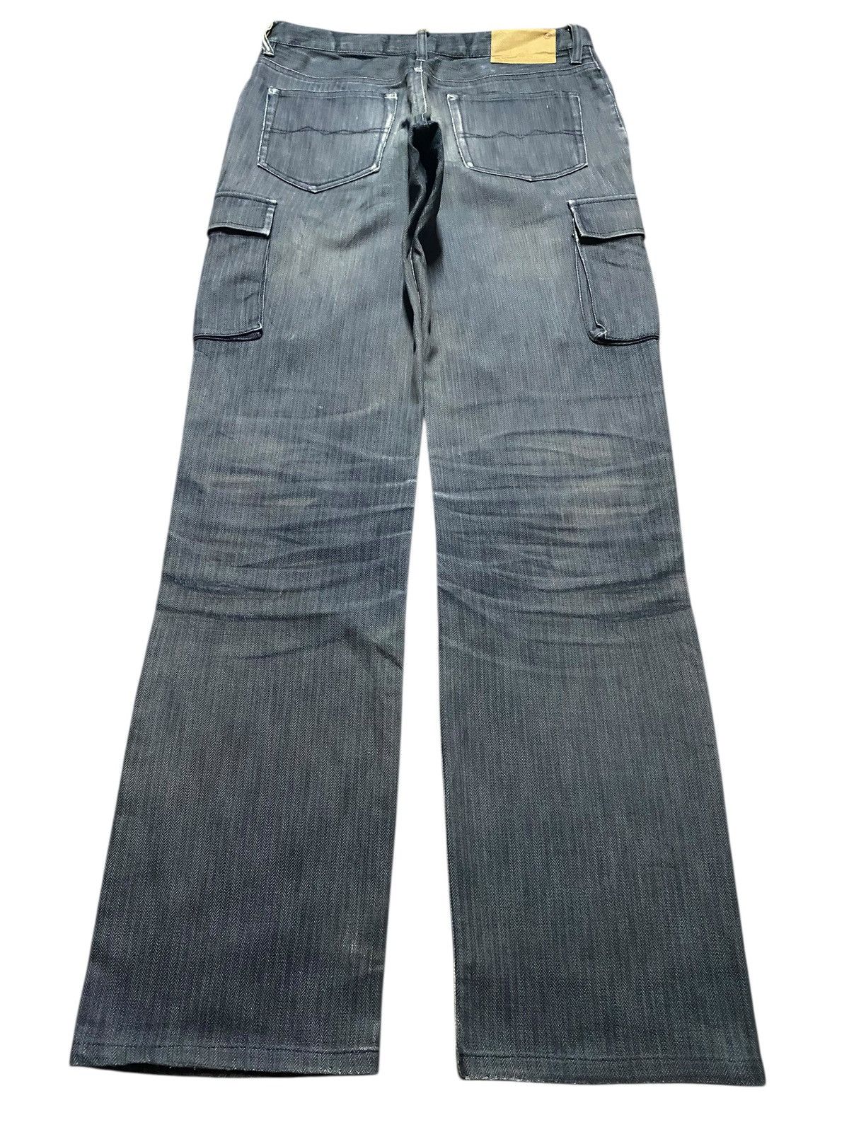 Michel Klein Vintage Michel Klein Homme Paris Distressed Cargo Pants Size US 29 - 2 Thumbnail