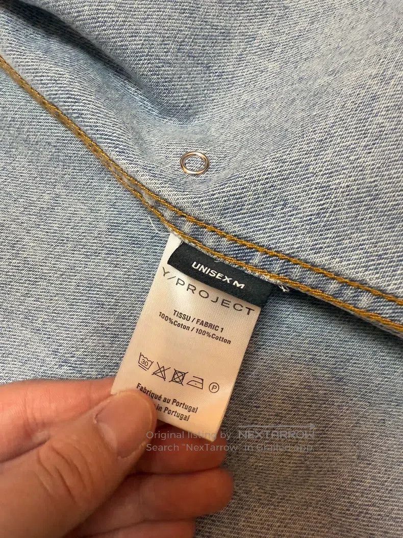Y/Project Y/Project Size M Irregular button denim shirt coat Size US M / EU 48-50 / 2 - 4 Thumbnail