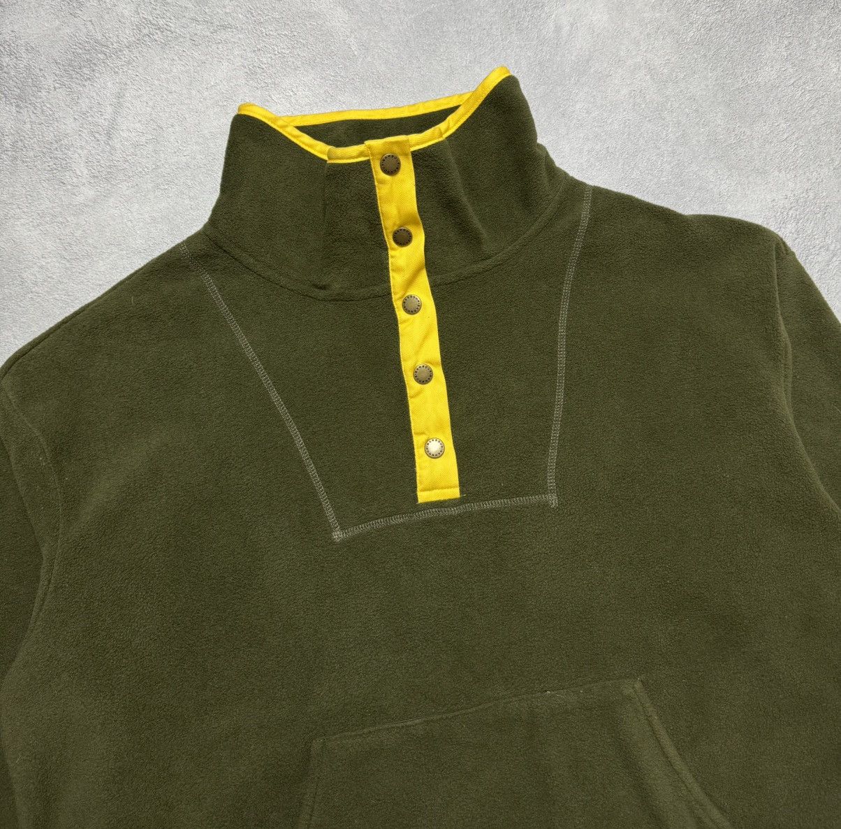 Barbour Barbour Berrington Overlayer Fleece Pullover Sweatshirt Size L / US 10 / IT 46 - 3 Thumbnail