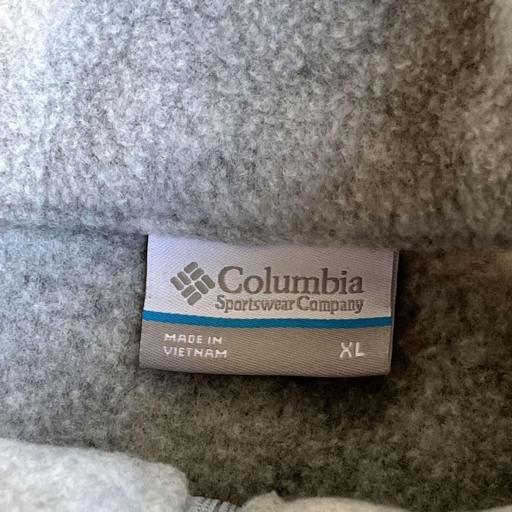 Vintage Columbia Vest Womens XL Gray Fleece Full Zip Pockets Outdoor Layering Casual Size XL / US 12-14 / IT 48-50 - 3 Thumbnail