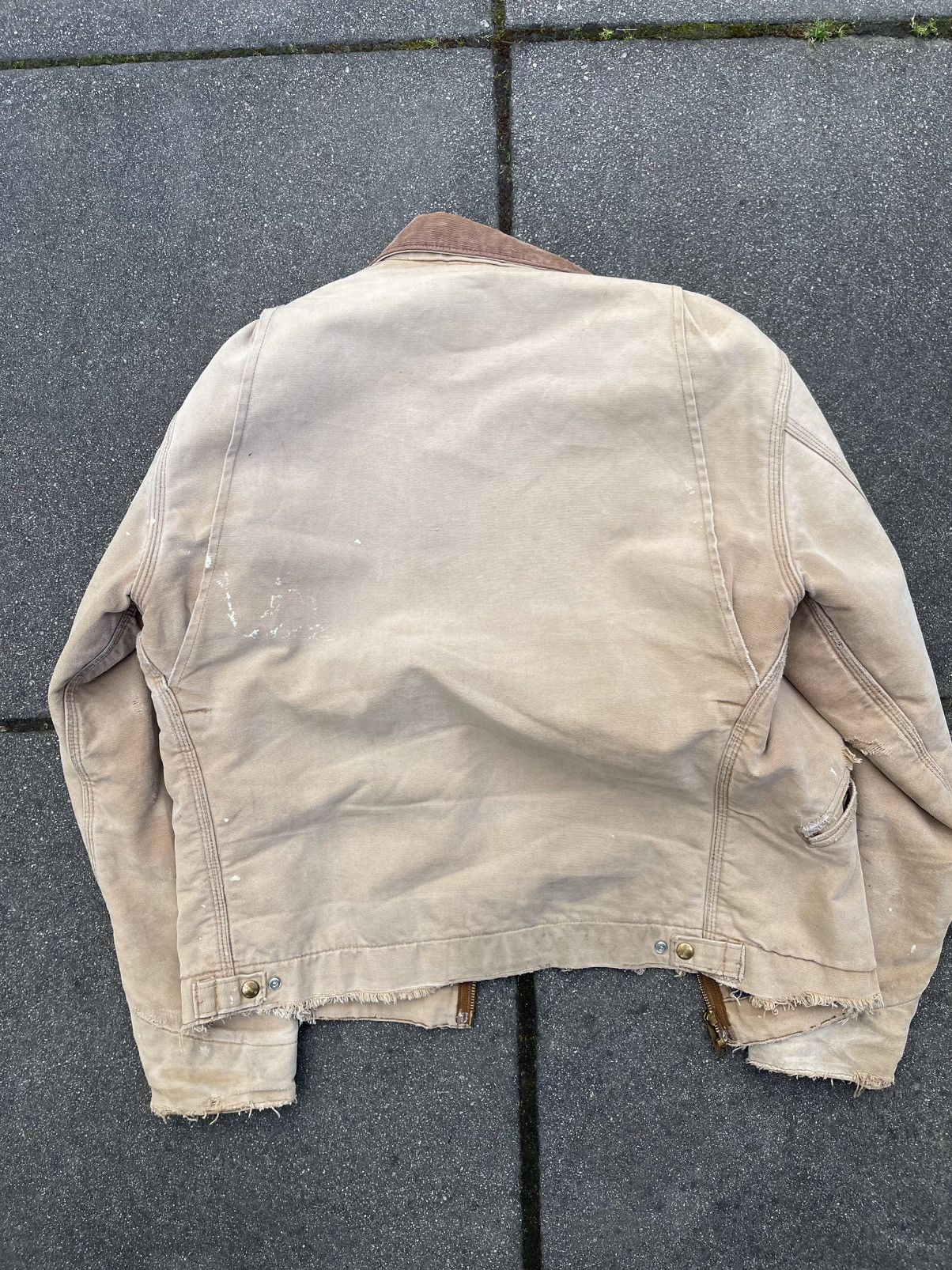 Carhartt Vintage Carhartt Sun faded Painter Distressed Detroit Jacket Size US L / EU 52-54 / 3 - 6 Thumbnail