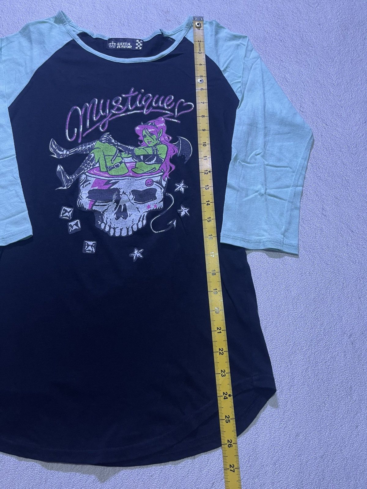 Japanese Brand Y2K LISTEN FLAVOR short sleeve tshirt Size S / US 4 / IT 40 - 8 Thumbnail