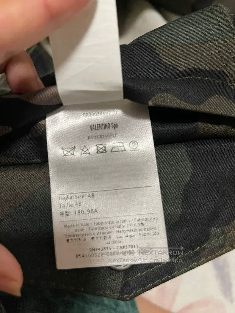 Valentino Valentino Camouflage studded jacket Size US XL / EU 56 / 4 - 6 Thumbnail