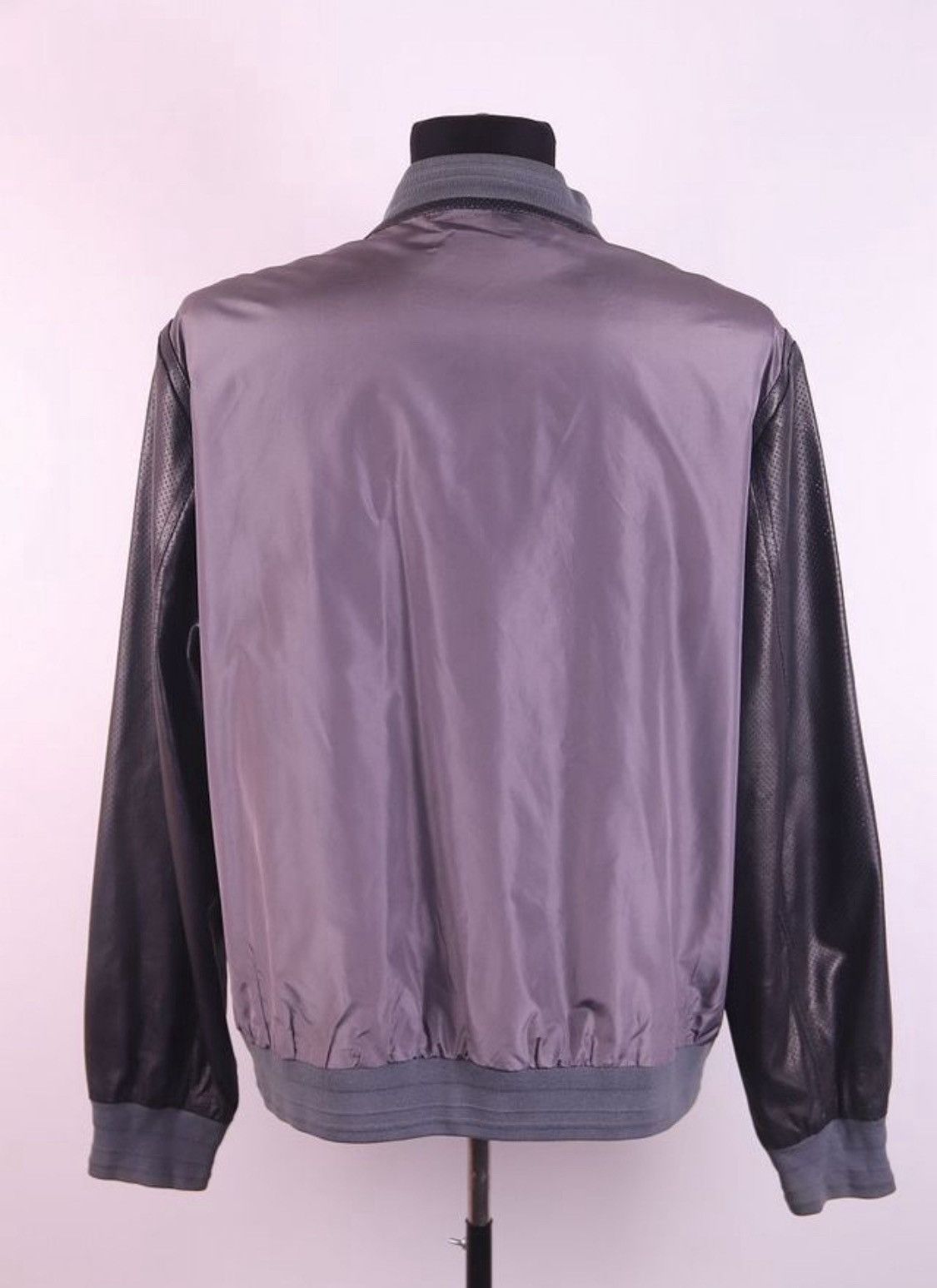 Brioni Brioni Silk Leather Detail Bomber Light Jacket Size US XXL / EU 58 / 5 - 2 Thumbnail