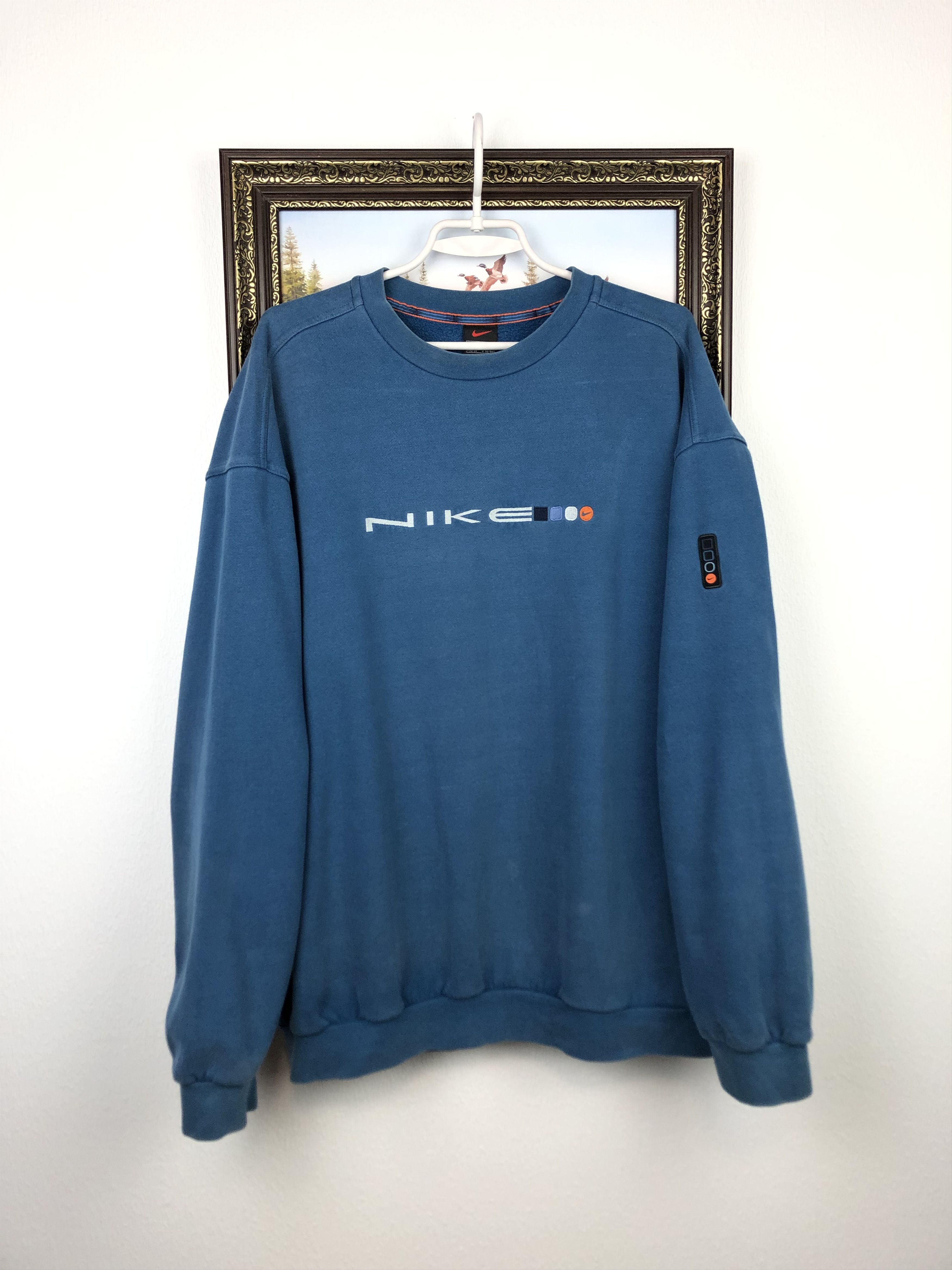 Vintage 90's Nike Sweatshirt Big Logo Swoosh Crewneck