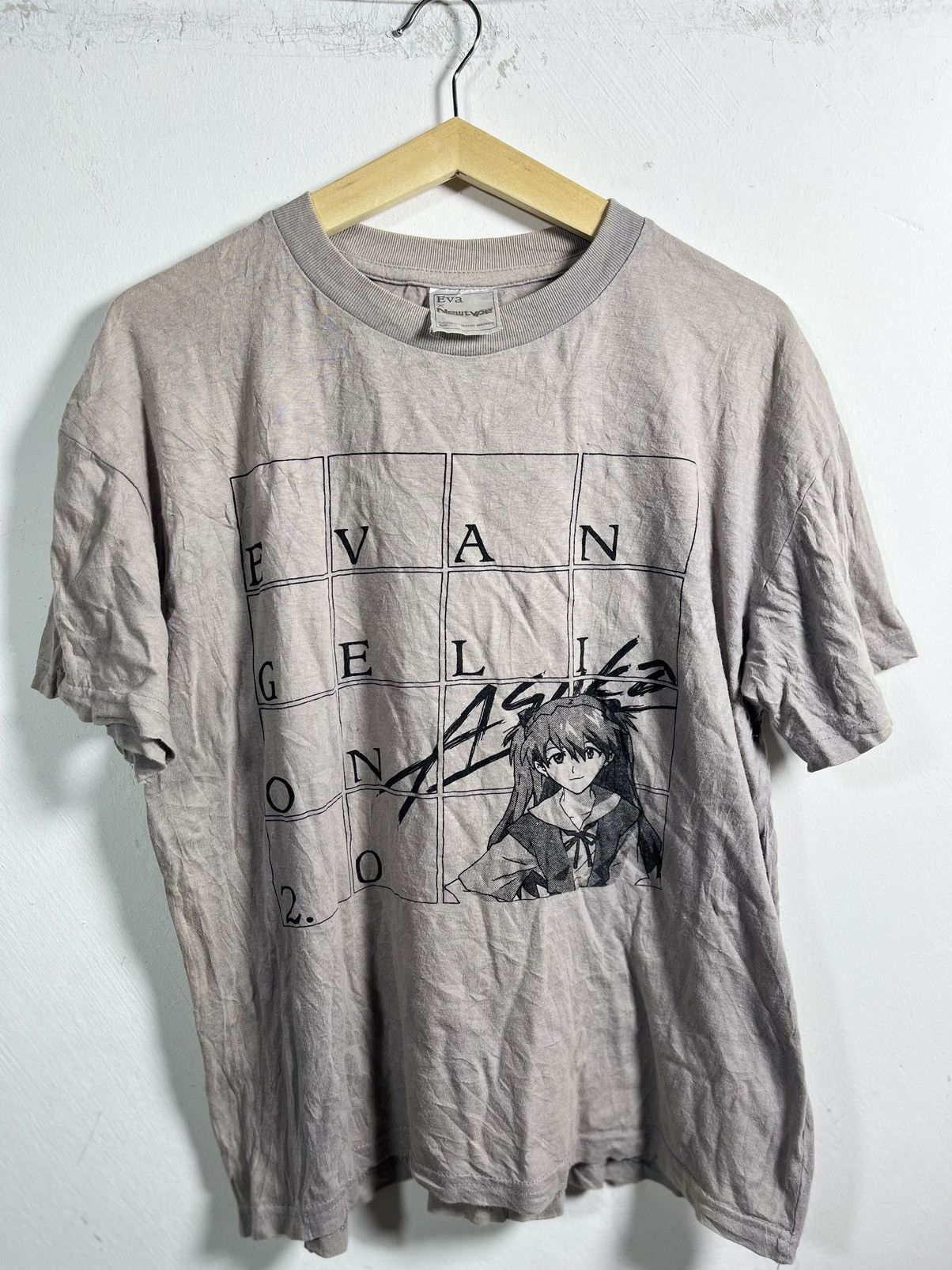 Anime VINTAGE JAPANESE ANIME NEON GENESIS EVANGELION ASUKA TSHIRT Size US M / EU 48-50 / 2 - 3 Thumbnail