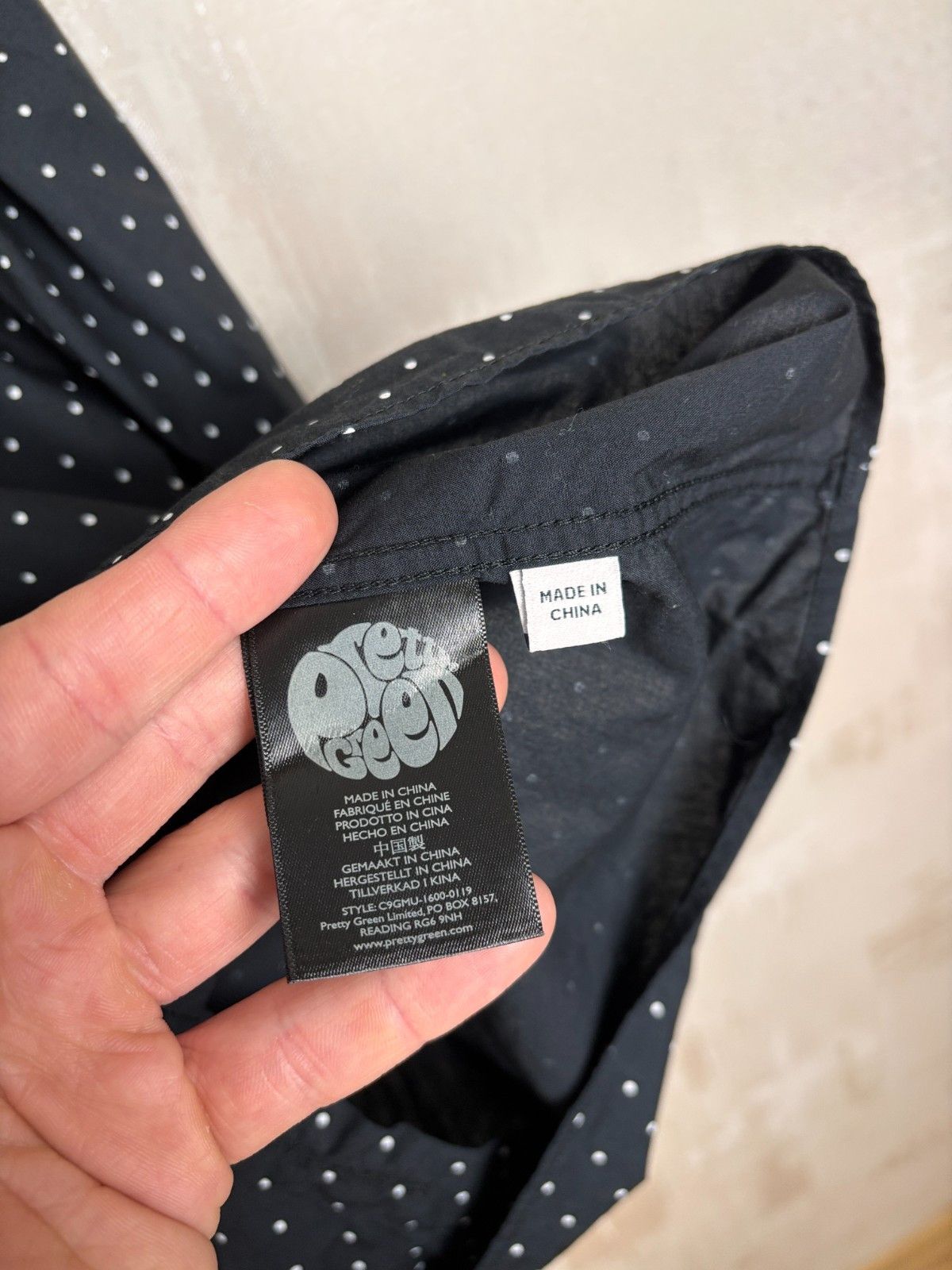 Pretty Green Pretty Green Polka Dot Shirt Long Sleeve Button Down Size US M / EU 48-50 / 2 - 11 Thumbnail