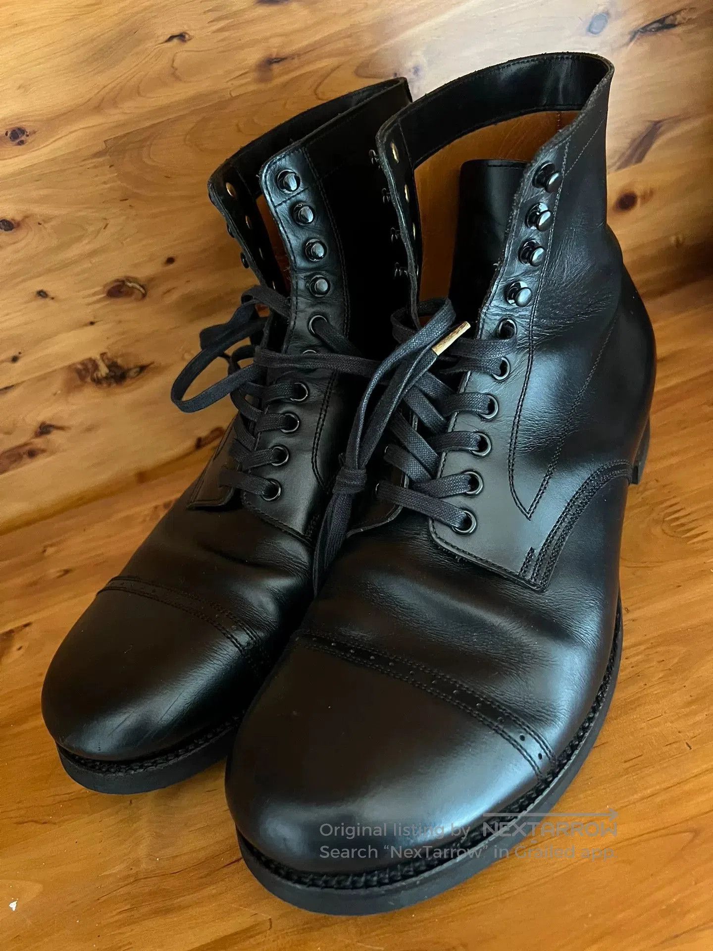 BLACK SIGN black sign army last mid cut dress boots. Size US 8.5 / EU 41-42 - 9 Thumbnail