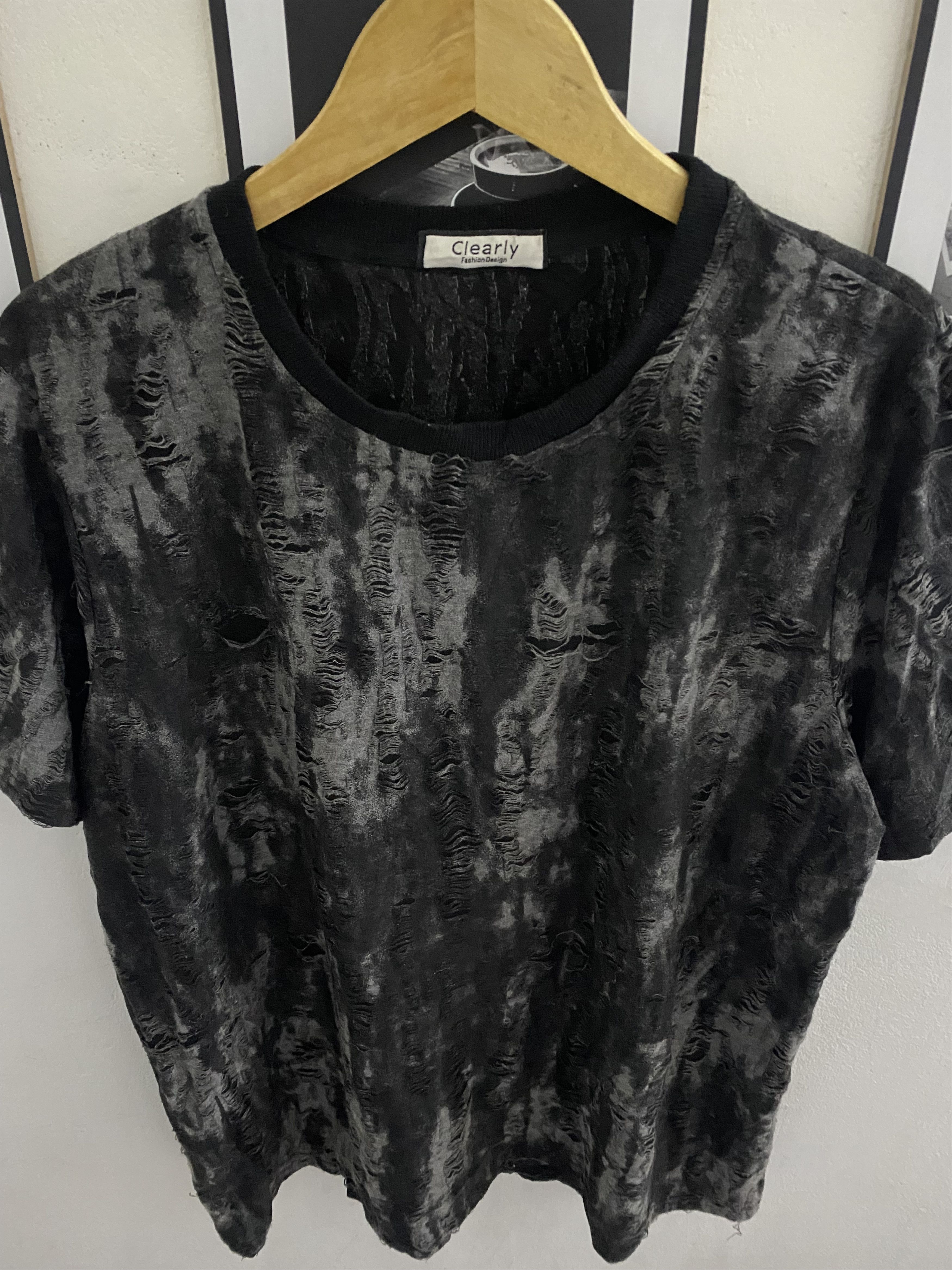 Japanese Brand Y2k CLEARLY DISTRESSED IFSIXWASNINE TSHIRT Size US M / EU 48-50 / 2 - 2 Thumbnail