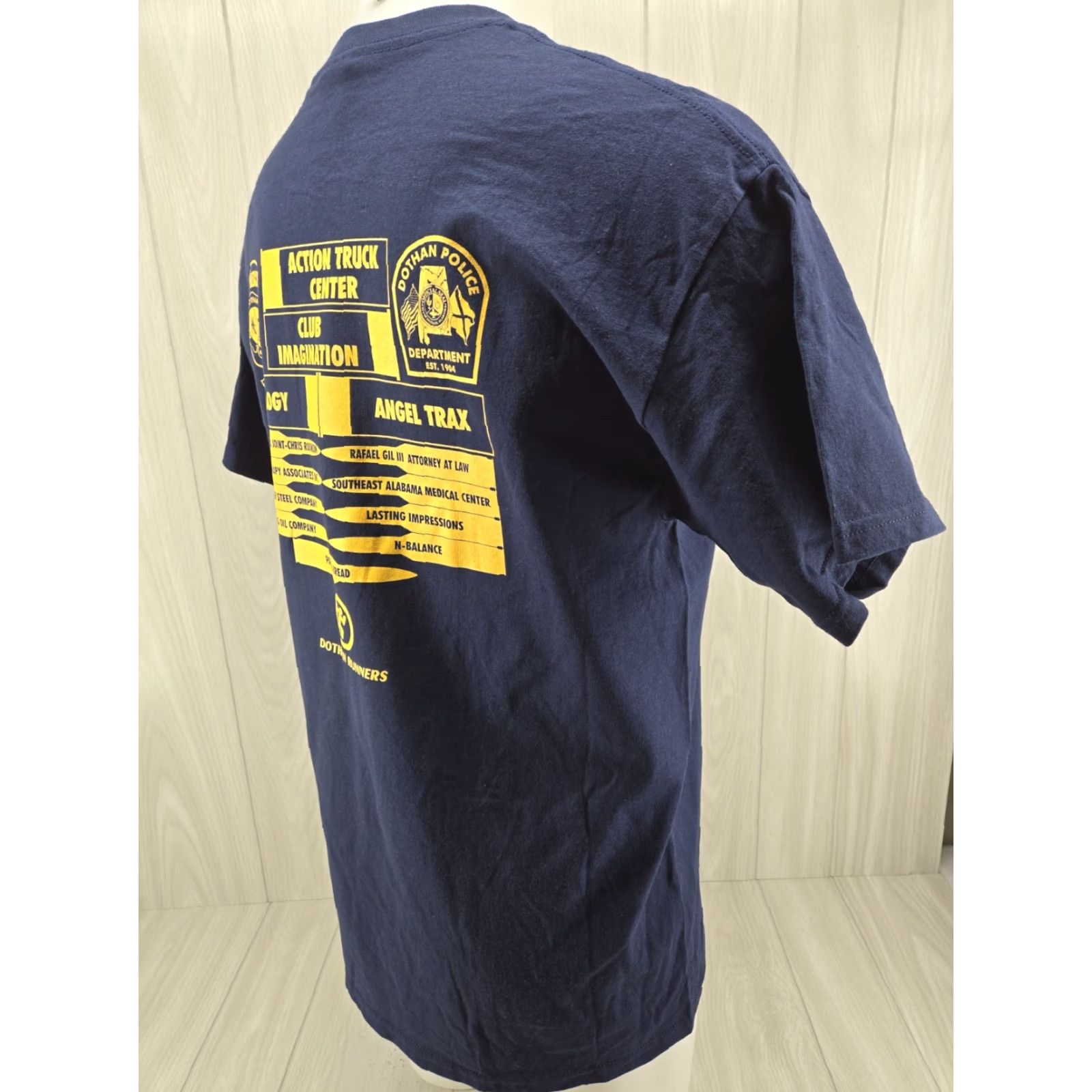 Gildan 2011 Dothan Police Trot With Swat 10K Run Mens T Shirt Blue Size Large Size US L / EU 52-54 / 3 - 7 Thumbnail