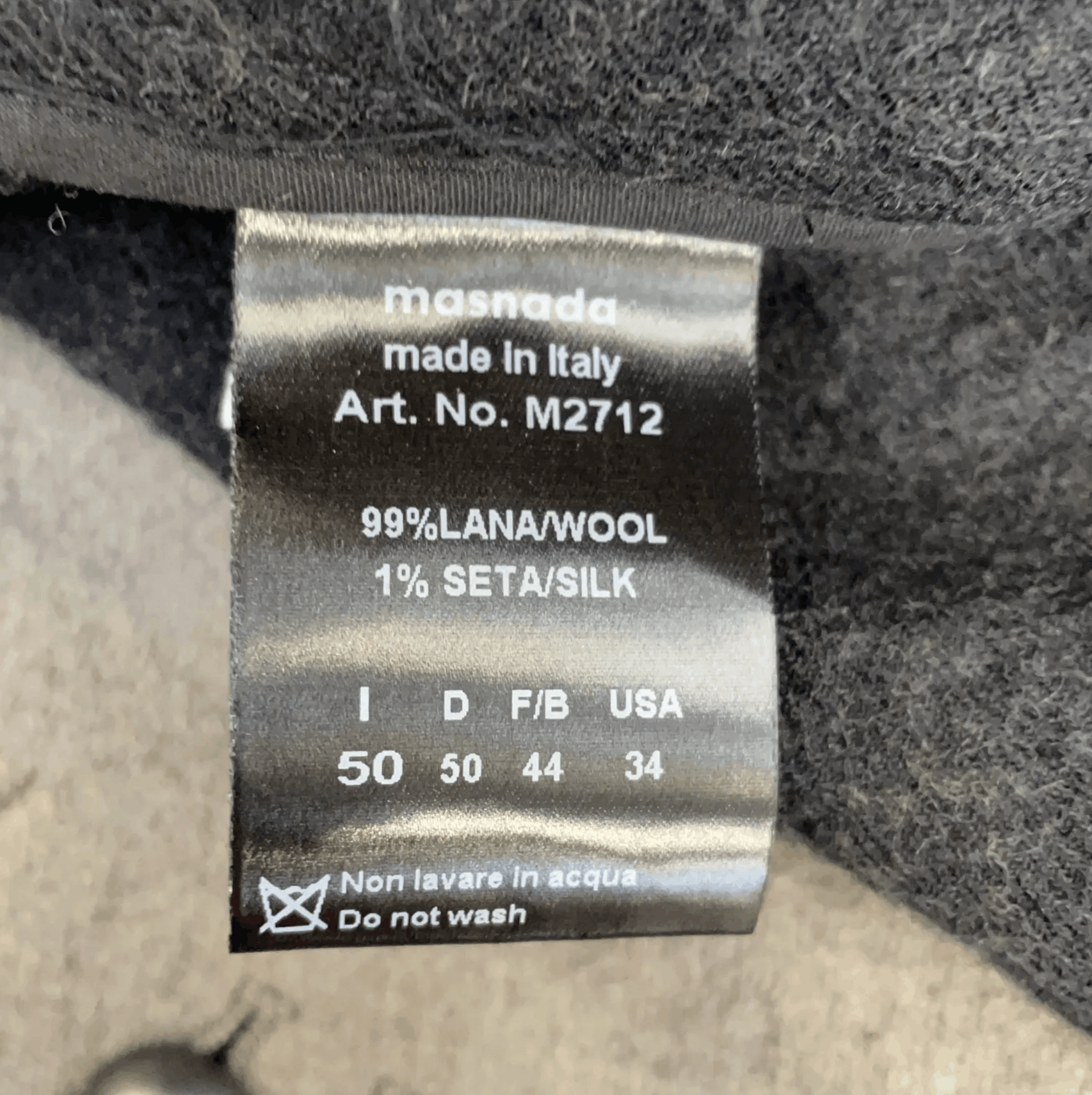 Masnada Wool Blazer Coat Gray Size 50, Masnada. Size US M / EU 48-50 / 2 - 4 Thumbnail