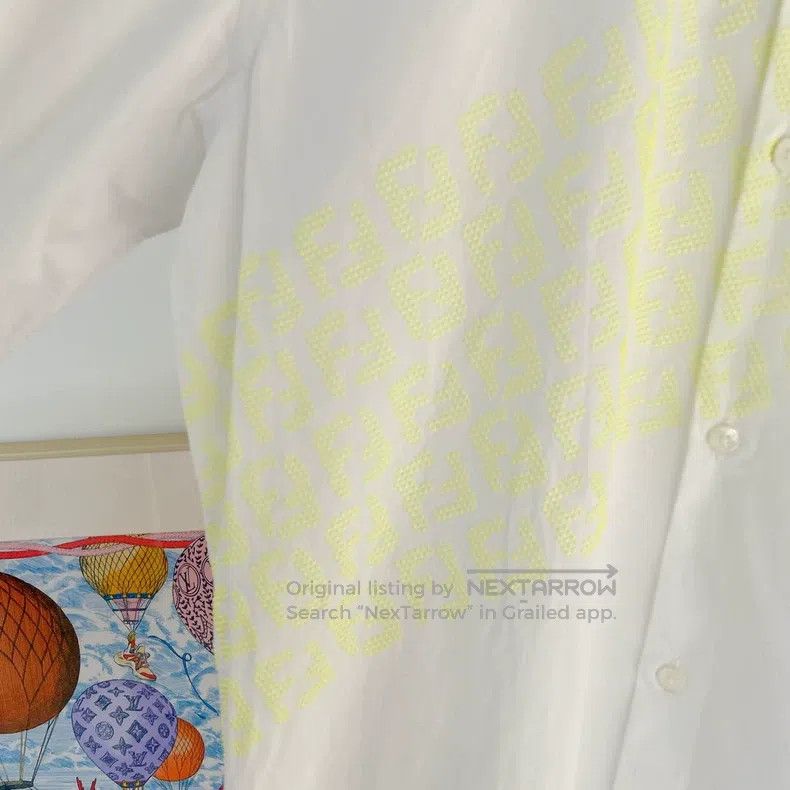 Fendi Fendi Logo Embroidered Shirt Size XS / US 0-2 / IT 36-38 - 5 Thumbnail