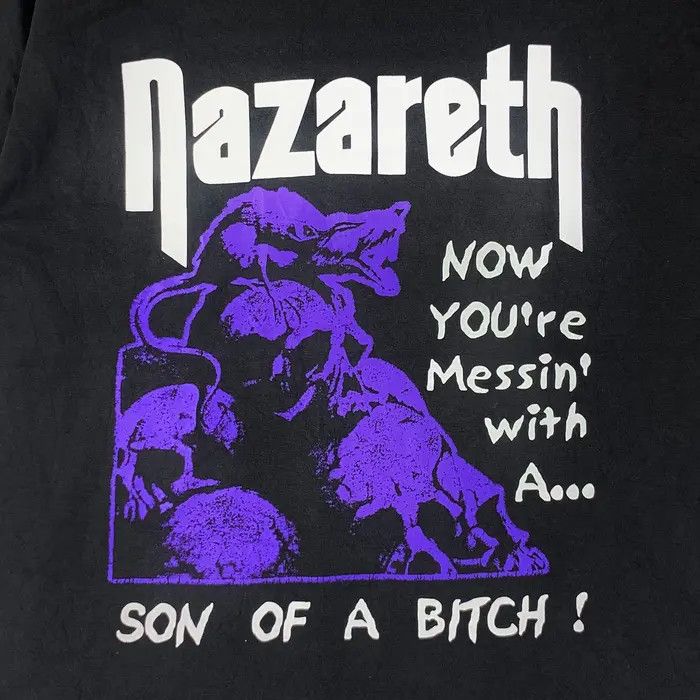 Vintage Vintage 1999 NAZARETH BOOGALOO World Tour Tee Shirt Size US S / EU 44-46 / 1 - 5 Thumbnail