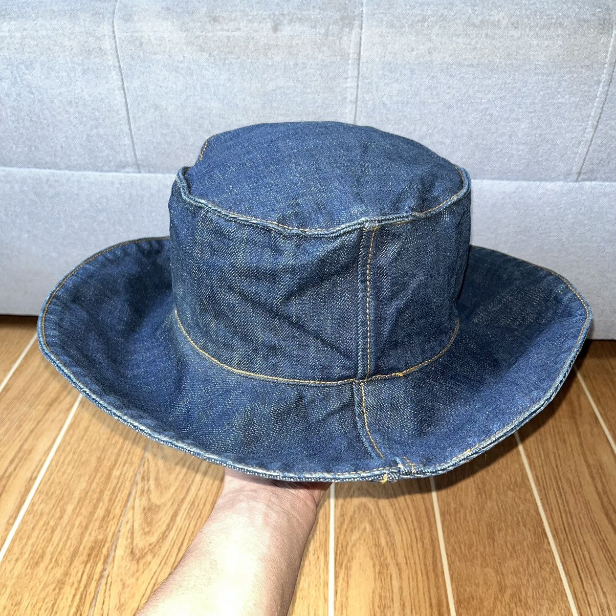 Le Grande Bleu (L.G.B.) L.G.B Denim Hat Size ONE SIZE - 3 Thumbnail