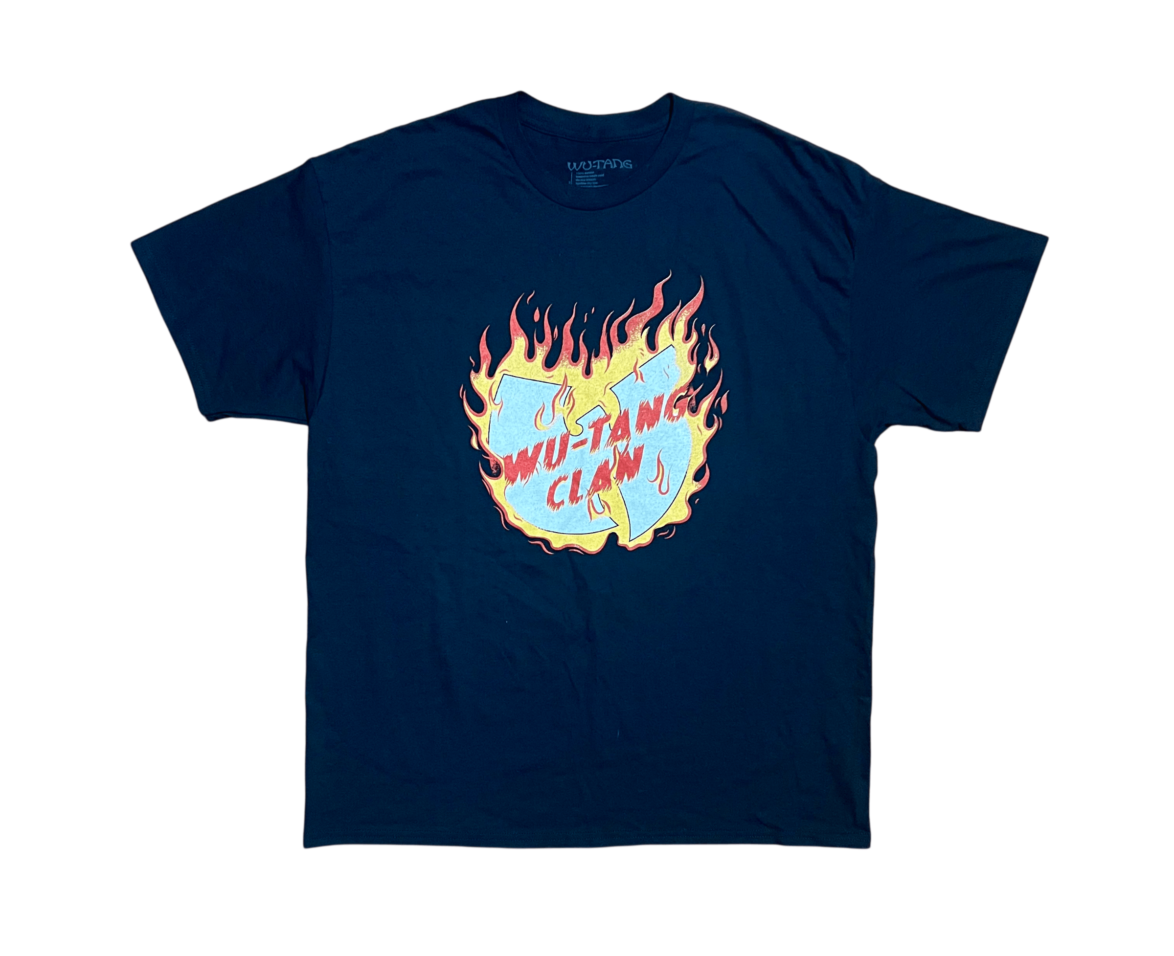 Wu-Tang Clan Wu-Tang Clan Hip Hop Group Black Flame Graphic T-Shirt Size US XL / EU 56 / 4 - 1 Thumbnail