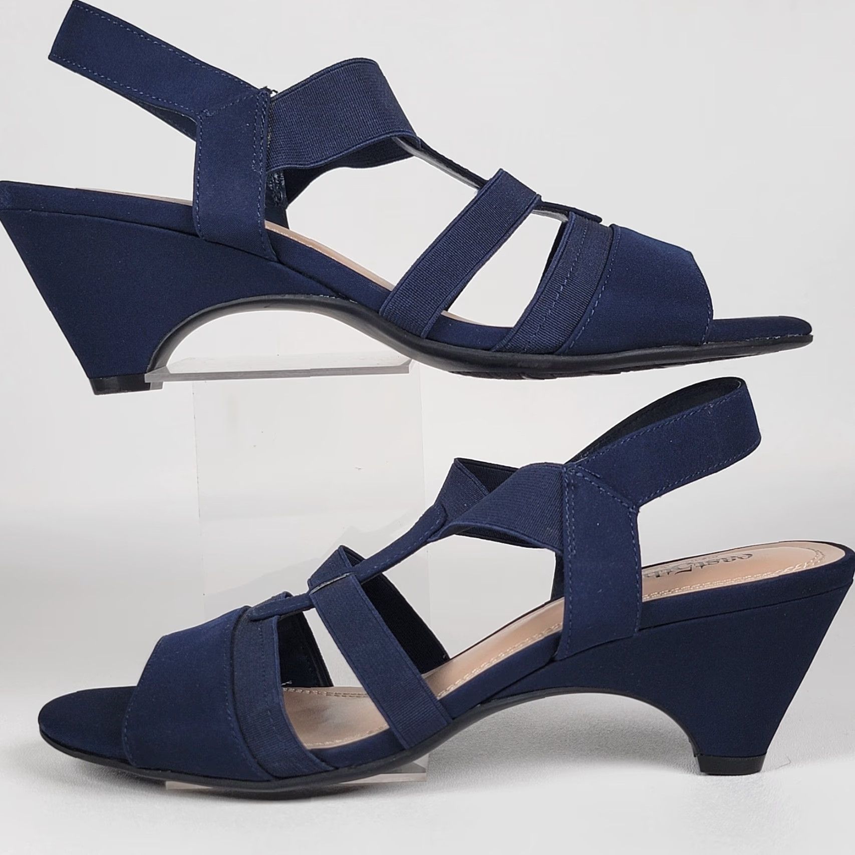 Vintage East 5th Memory Foam Strappy Sandals Women Blue Size 8.5 M Size US 9 / IT 39 - 5 Thumbnail