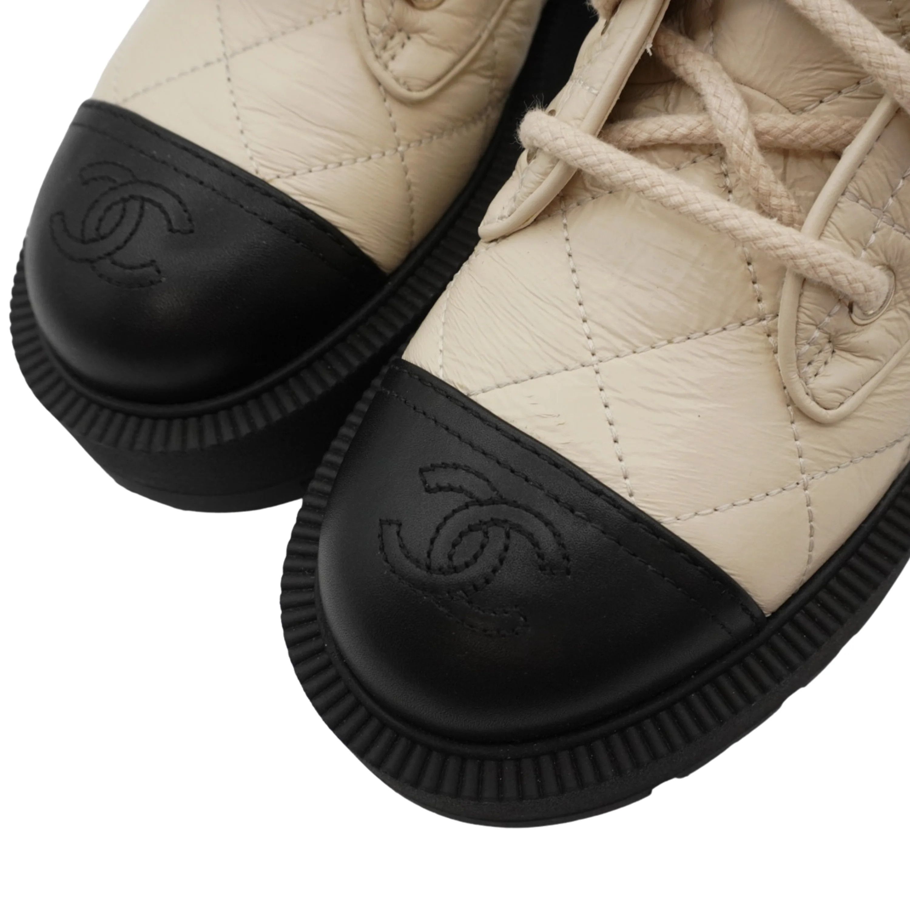 Chanel 2024 Chanel Quilted Combat Boots - Women's 37.5 Size US 7.5 / IT 37.5 - 4 Thumbnail