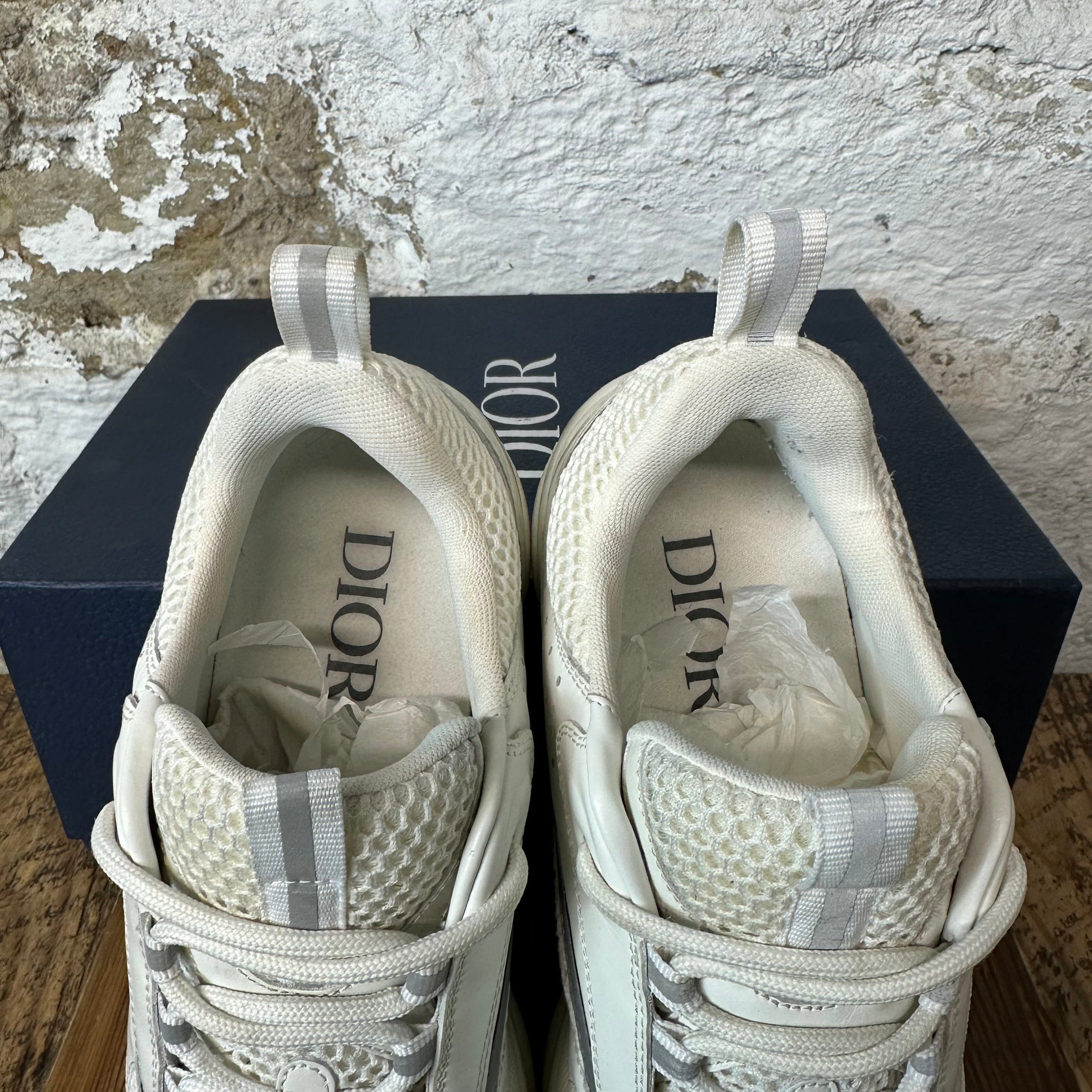 Dior Dior B22 White Grey 3M Sneaker Sz 8 (41) Size US 8 / EU 41 - 4 Thumbnail