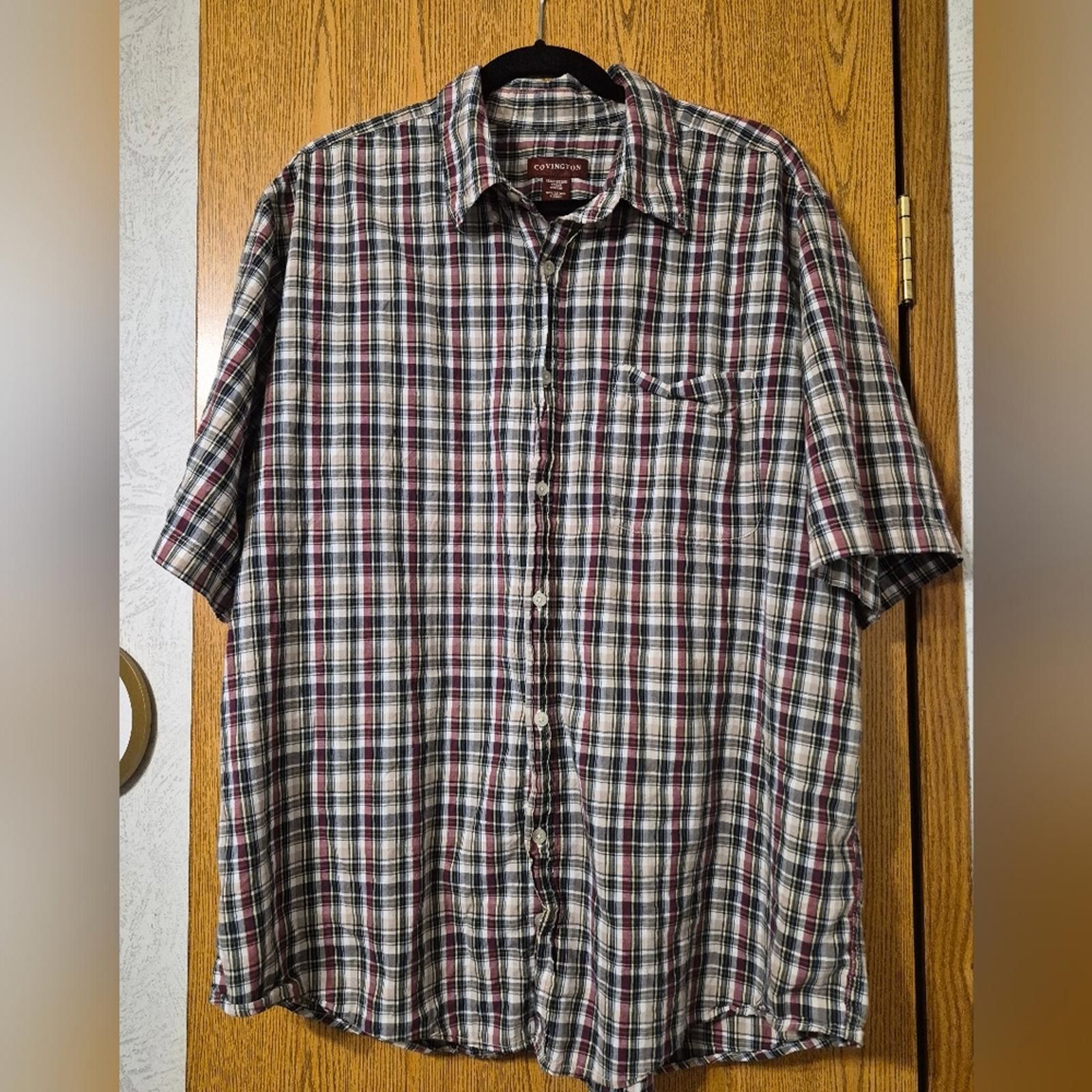 Covington Covington Multicolor Plaid Button Down Shirt XL Size US XL / EU 56 / 4 - 1 Thumbnail