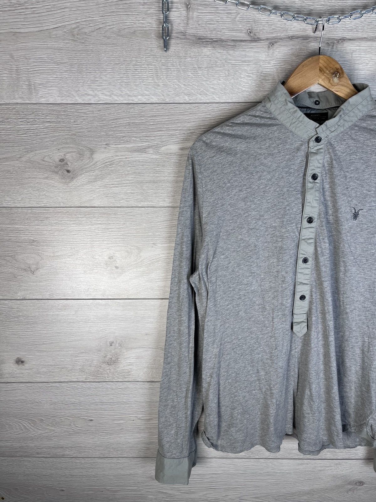 Allsaints Men's Button Down Shirt 1/3 size L Allsaints y2k Size US L / EU 52-54 / 3 - 2 Thumbnail