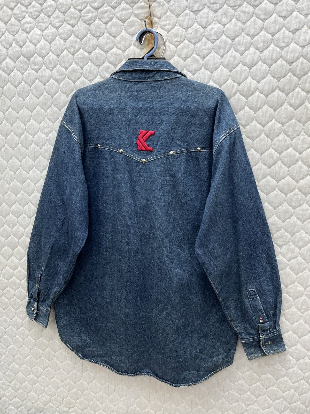 Karl Kani 🔥🔥🔥STEALS VINTAGE KARL KANI DENIM JACKET SHIRTS Size US XL / EU 56 / 4 - 5 Thumbnail