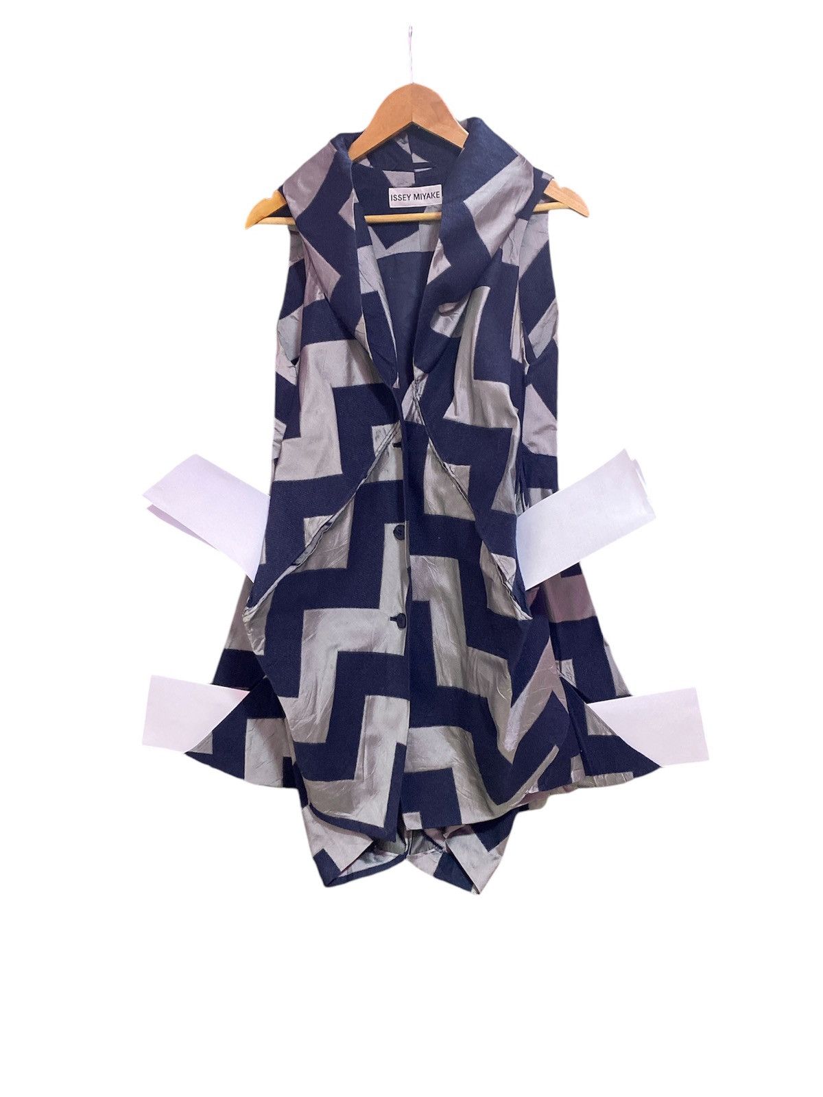 Issey Miyake Rare Aw10 Issey Miyake Origami Jacquard Patchwork Collection Size M / US 6-8 / IT 42-44 - 1 Thumbnail