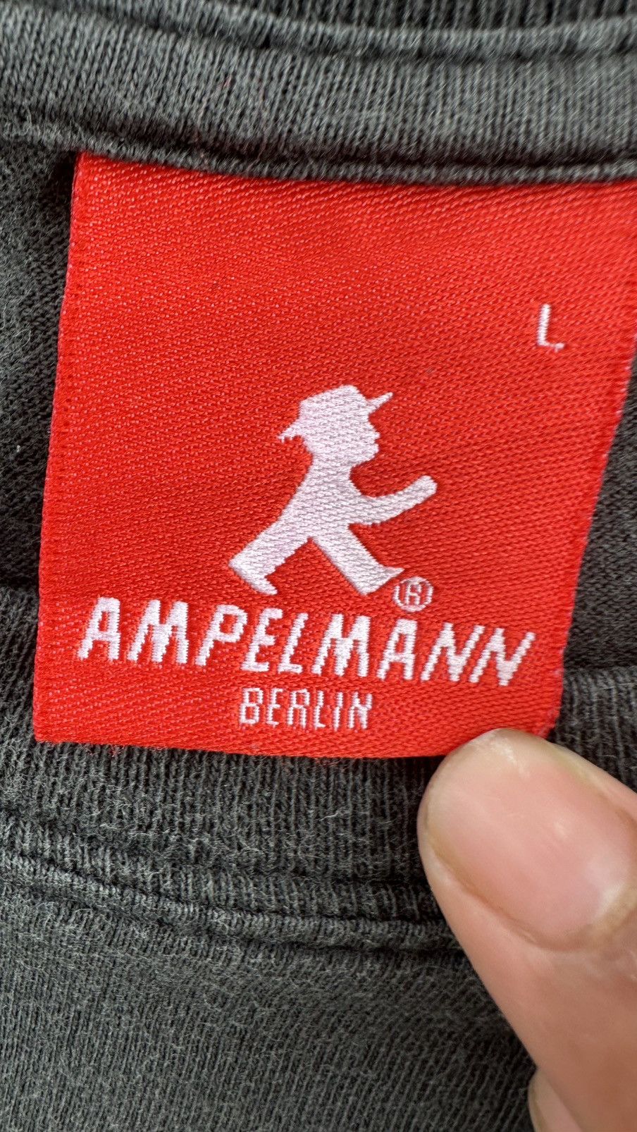 Vintage VINTAGE AMPELMANN BERLIN TECHNO GABBED RAVE TEE Size US L / EU 52-54 / 3 - 3 Thumbnail