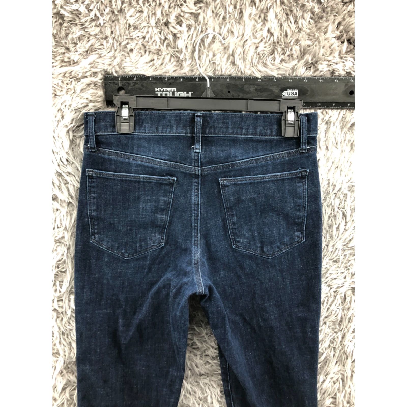 Gap Gap 1969 Skinny Jeans Womens Dark Wash Blue Size 29 Denim Regular Rise 5-Pocket Recycled Theme Classic Modern Jeans Size 29" - 6 Thumbnail