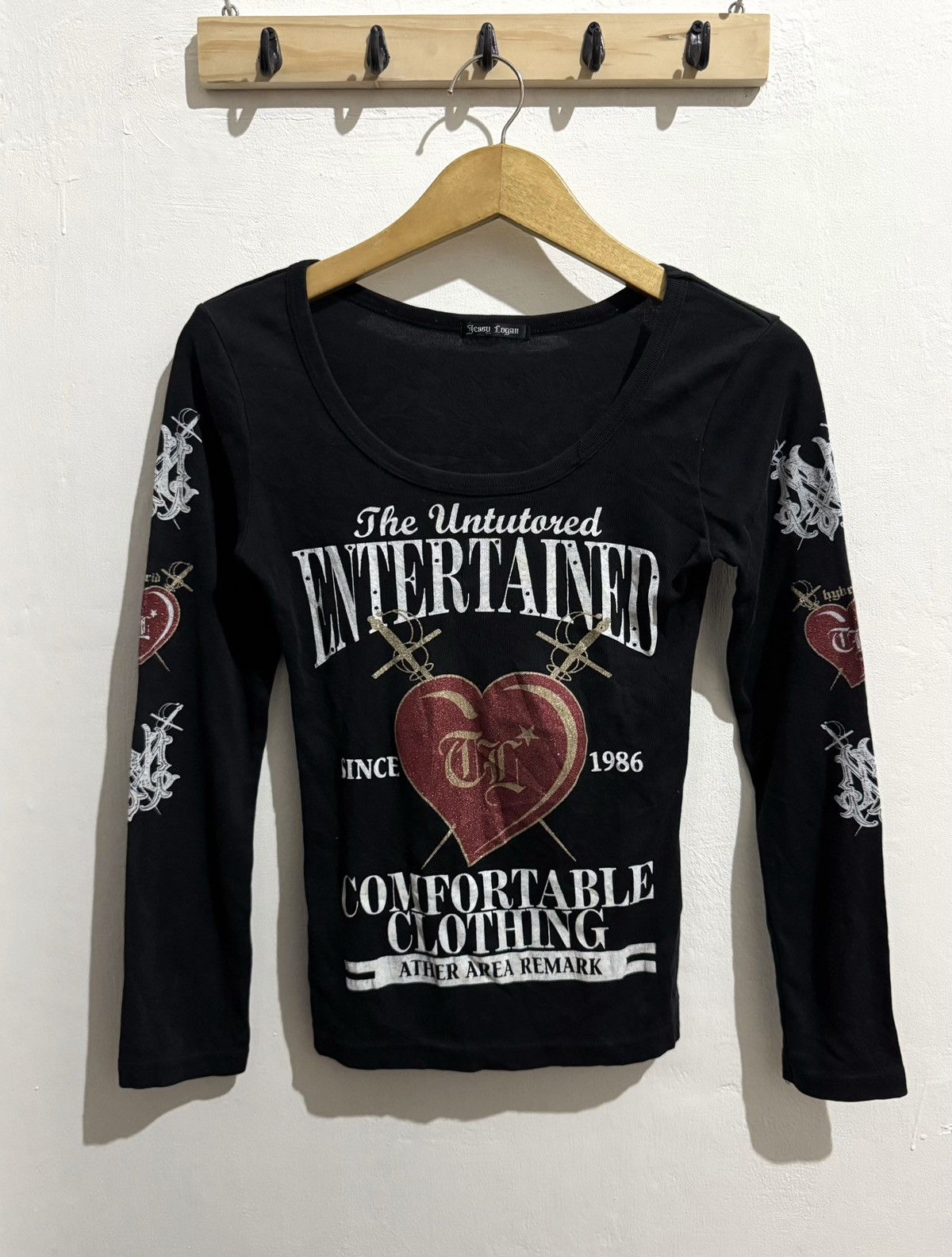 Hysteric Glamour × If Six Was Nine × Japanese Brand Y2k Jessy Logan ifsixwasnine longsleeve Size S / US 4 / IT 40 - 1 Thumbnail
