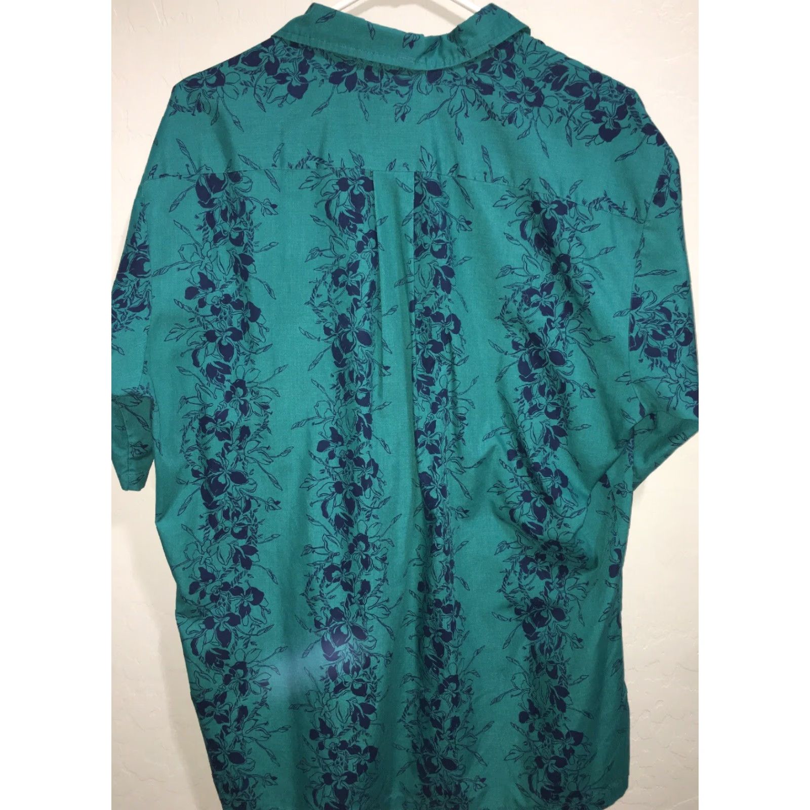Vintage VINTAGE Cooke Street Honolulu Floral Mens Pocket Polo Shirt Size L Green Size US L / EU 52-54 / 3 - 5 Thumbnail