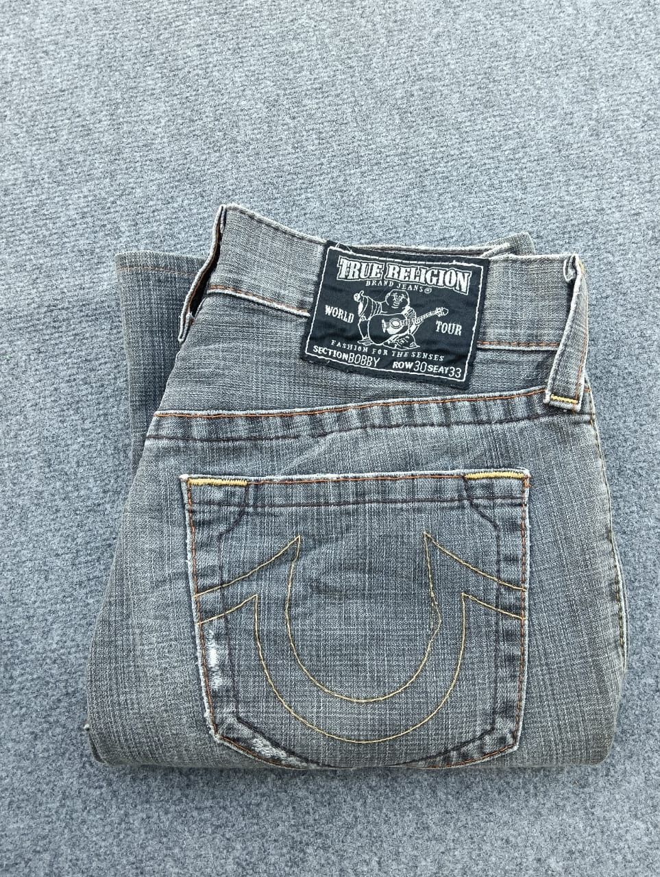 True Religion Distressed True Religion Bootcut Jeans Made in USA Faded. Size US 30 / EU 46 - 12 Thumbnail