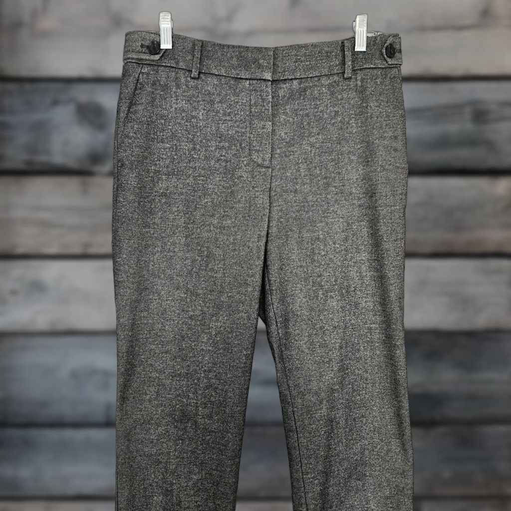 Loft Ann Taylor LOFT Womens Pants Medium Gray Elastic Waist Mid Rise Size 32" / US 10 / IT 46 - 1 Thumbnail