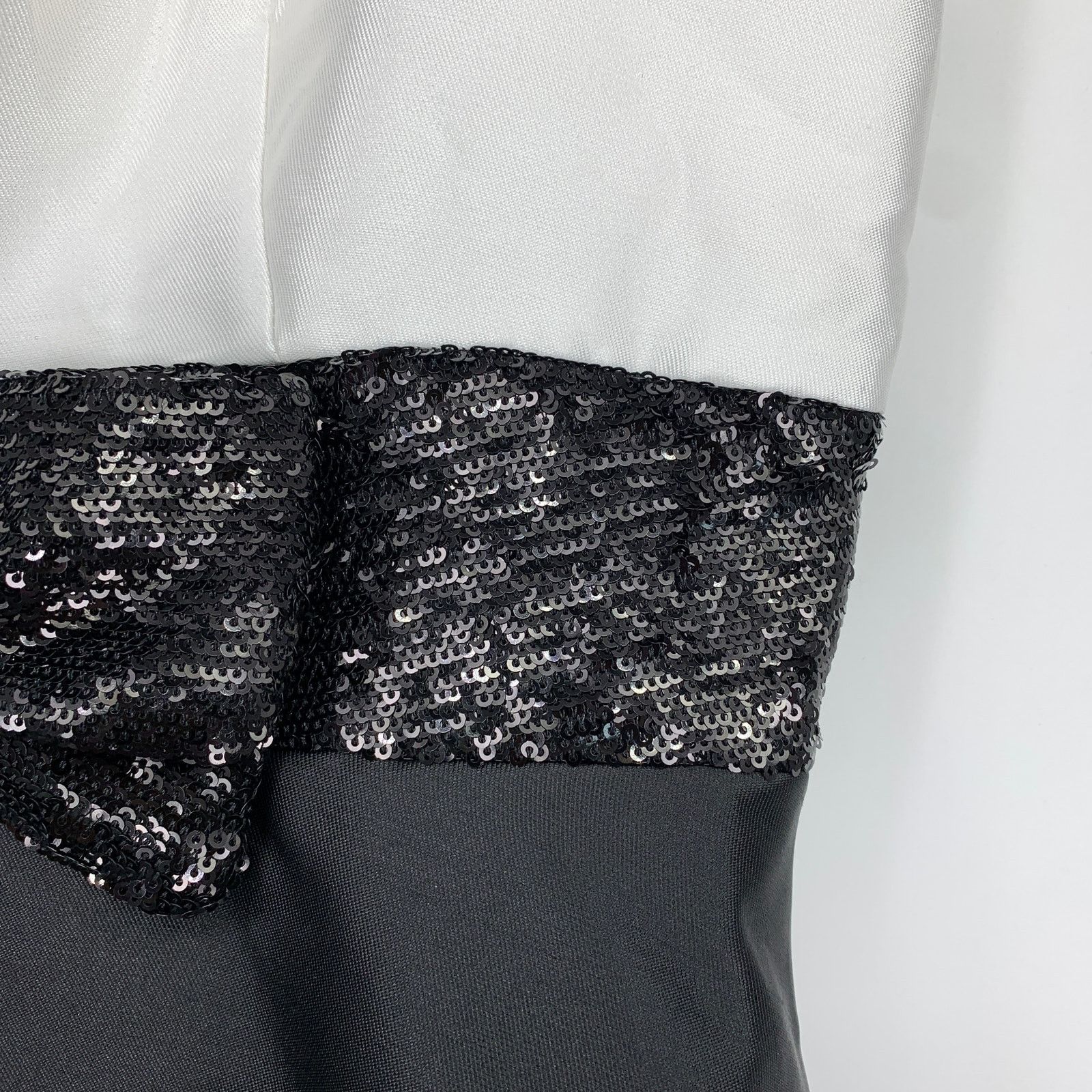 Kate Spade Kate Spade Sequin Bow Fit & Flare Dress 8 Black White NEW Size M / US 6-8 / IT 42-44 - 5 Thumbnail