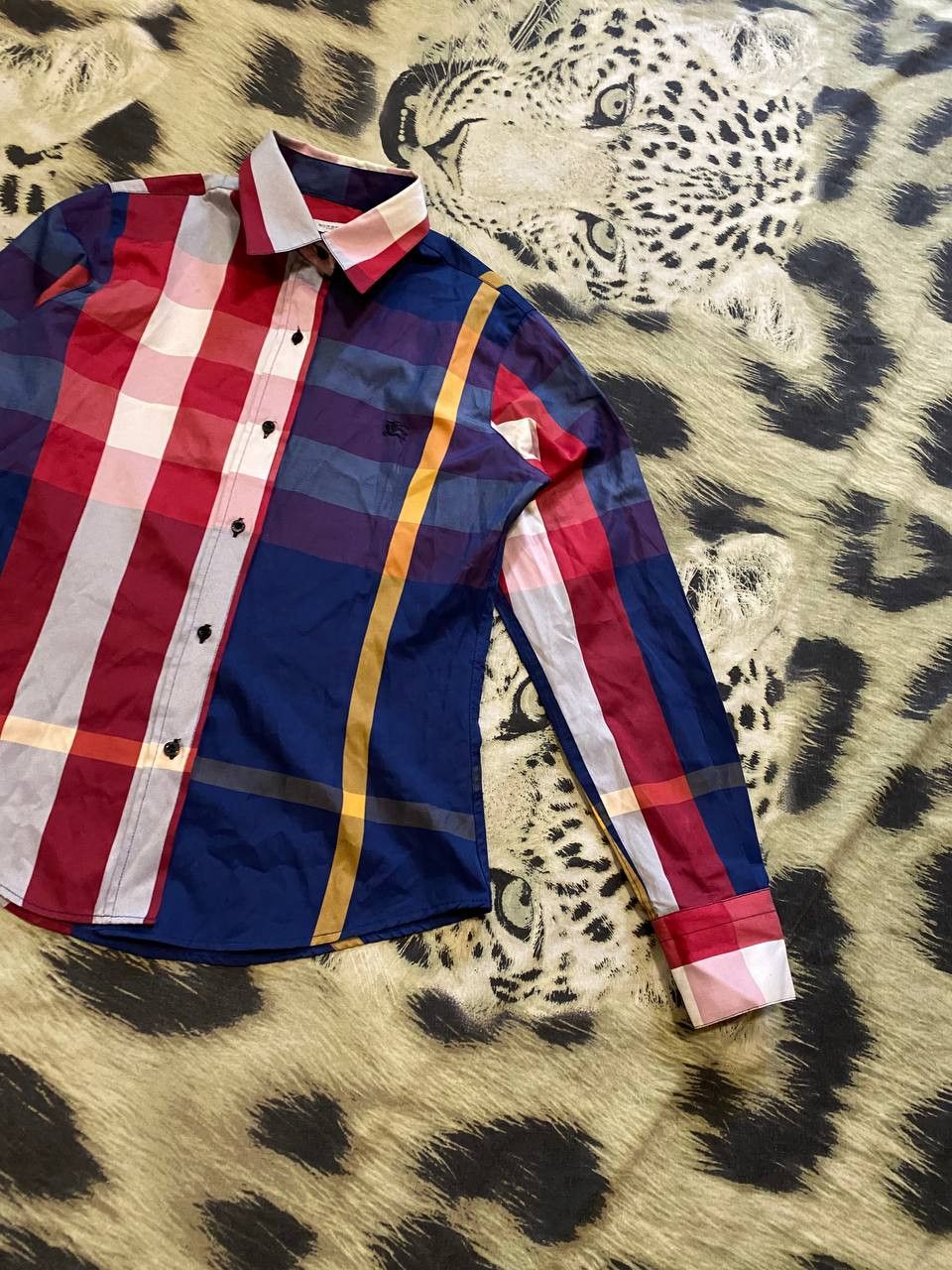 Burberry Burberry Checkered Long Sleeve Shirt VINTAGE Size L / US 10 / IT 46 - 7 Thumbnail