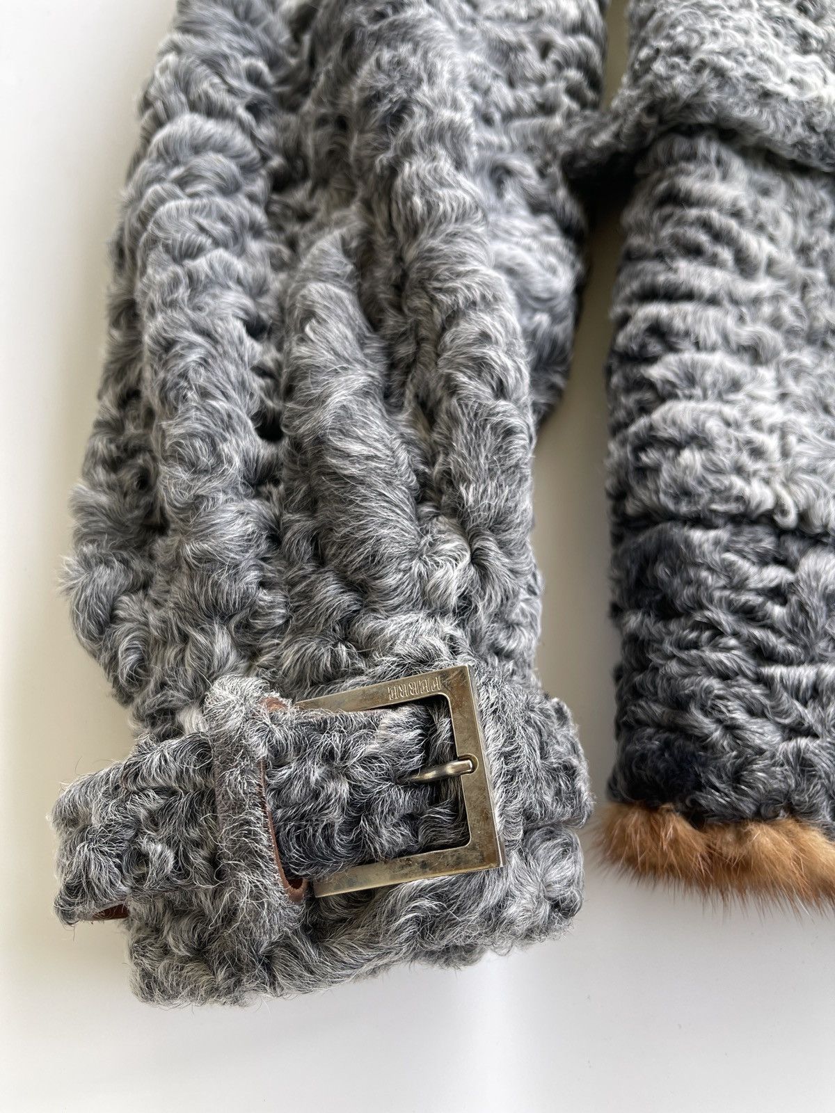 Gianfranco Ferre Luxury Curly Fur 100% Pelle Leather Size M / US 6-8 / IT 42-44 - 11 Thumbnail