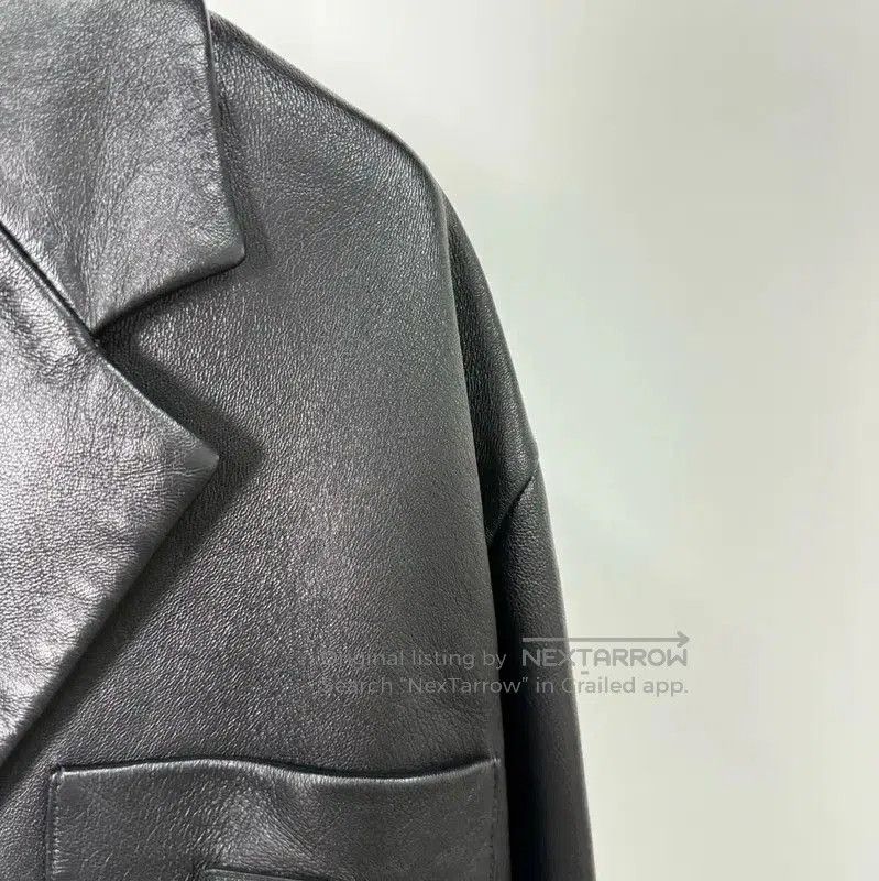 Prada Prada Black Leather Women's Jacket. Size M / US 6-8 / IT 42-44 - 4 Thumbnail