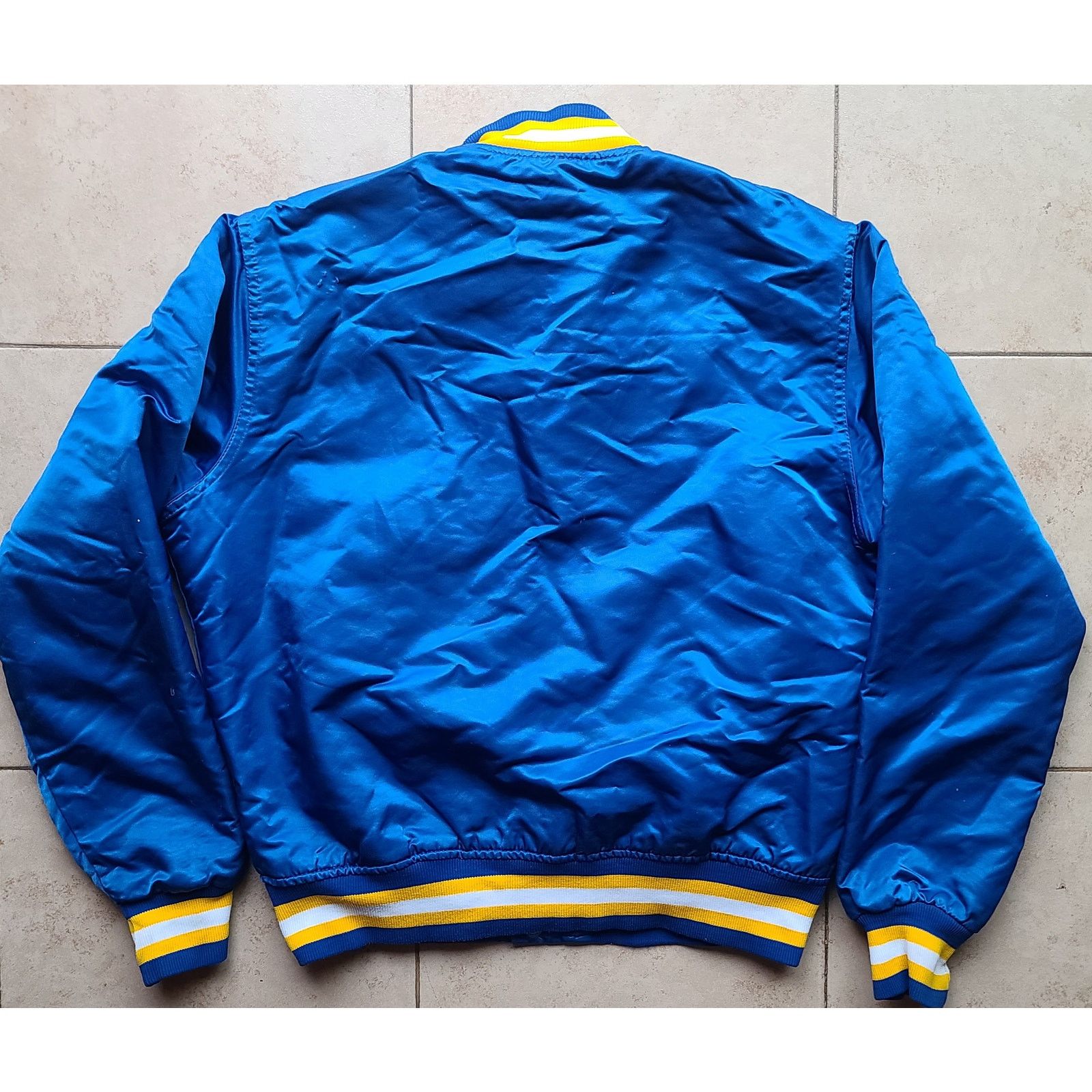NCAA × Starter Pitt Panthers 90s STARTER satin bomber M Pittsburgh NCAA vtg Size US M / EU 48-50 / 2 - 8 Thumbnail