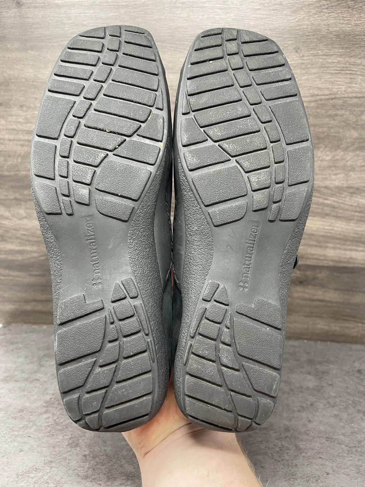 Other Naturalizer Slip On Shoes Womens Size 10 Black Leather Suede Size US 10 / IT 40 - 7 Thumbnail