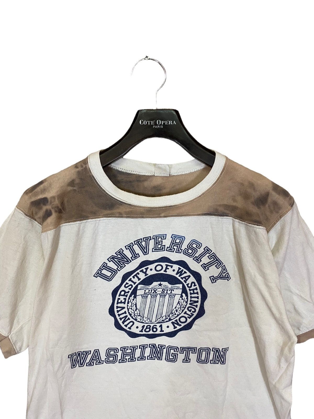 Vintage ‼️VINTAGE UNIVERSITY WASHINGTON TSHIRT SUN FADED size L‼️ Size US L / EU 52-54 / 3 - 3 Thumbnail