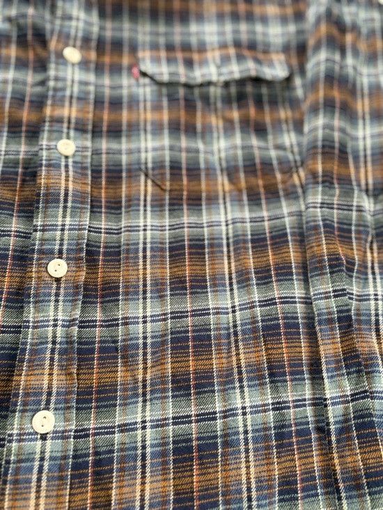 Levi's Levi's Men's Relaxed Fit Plaid Flannel Long Sleeve Shirt Size US XXL / EU 58 / 5 - 5 Thumbnail