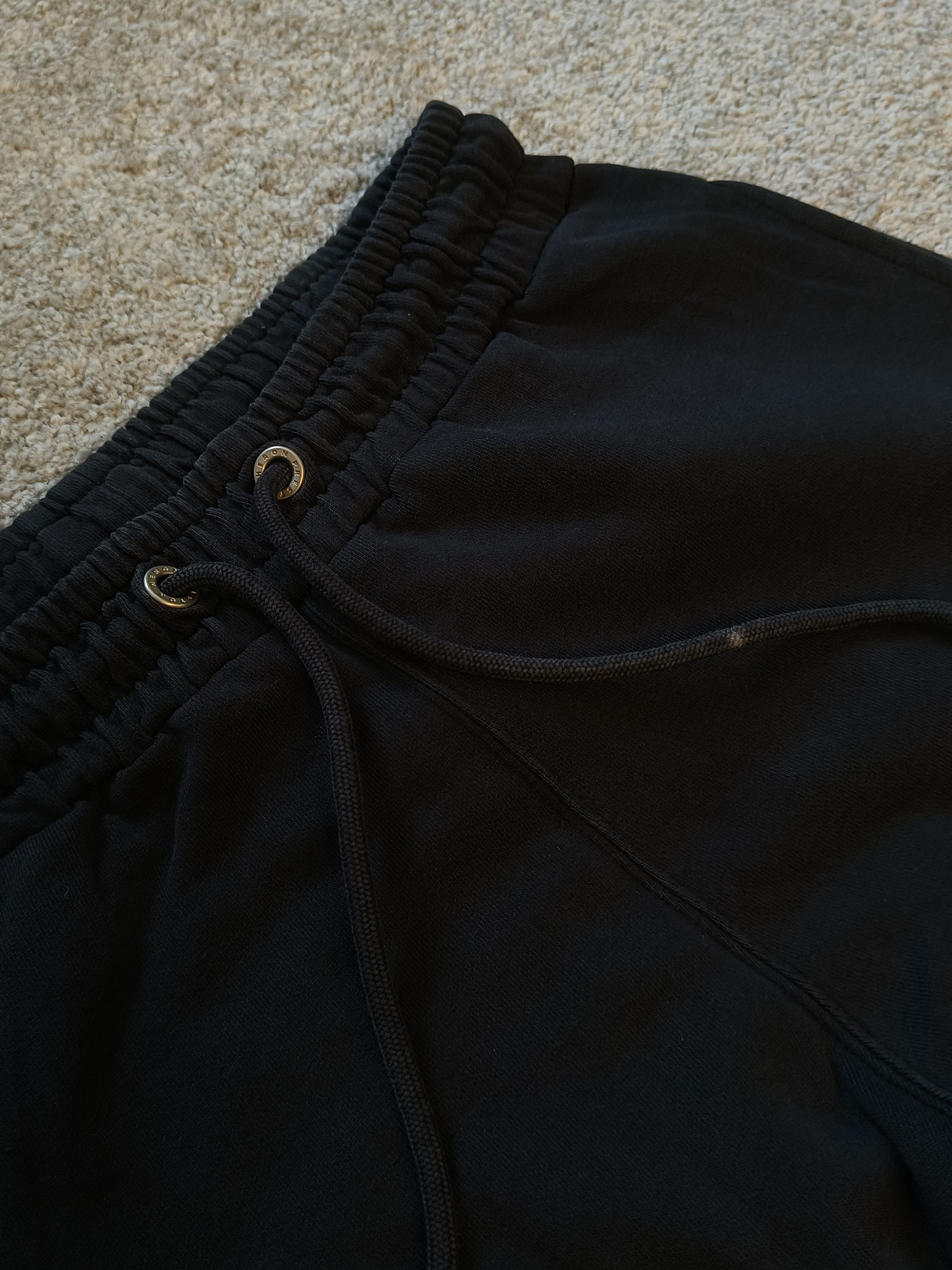 Heron Preston Heron Preston Tapered Printed Drawstring Track Pants Black Size 27" / US 4 / IT 40 - 9 Thumbnail