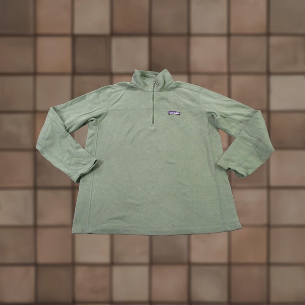 Patagonia Patagonia Jacket Mens S Fleece Outdoor Lightweight Windbreaker 1/4 Zip Green Regular Size Size US S / EU 44-46 / 1 - 1 Thumbnail