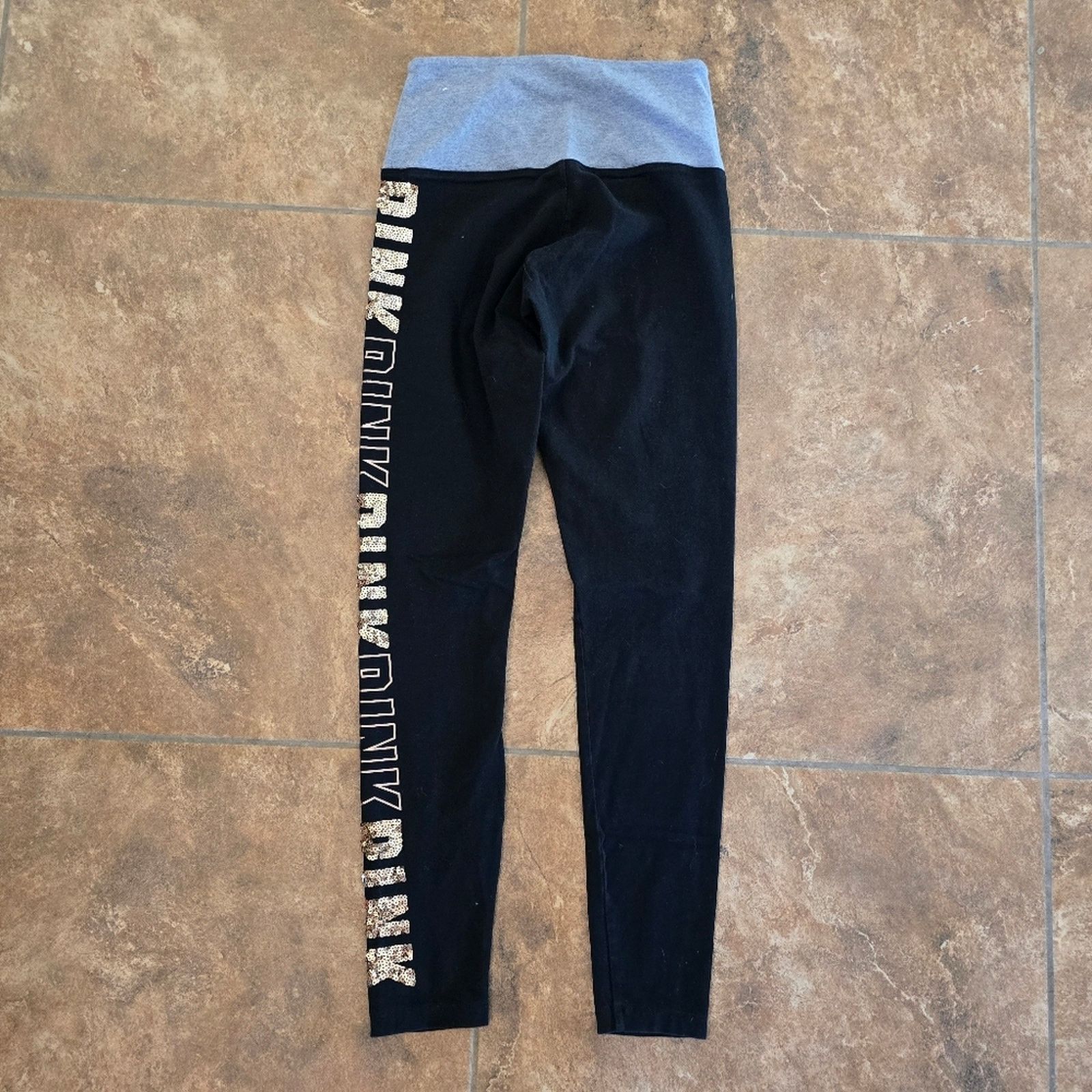 Victoria's Secret Black | VICTORIA SECRET | Pink Labeled Legging Size 27" / US 4 / IT 40 - 2 Thumbnail