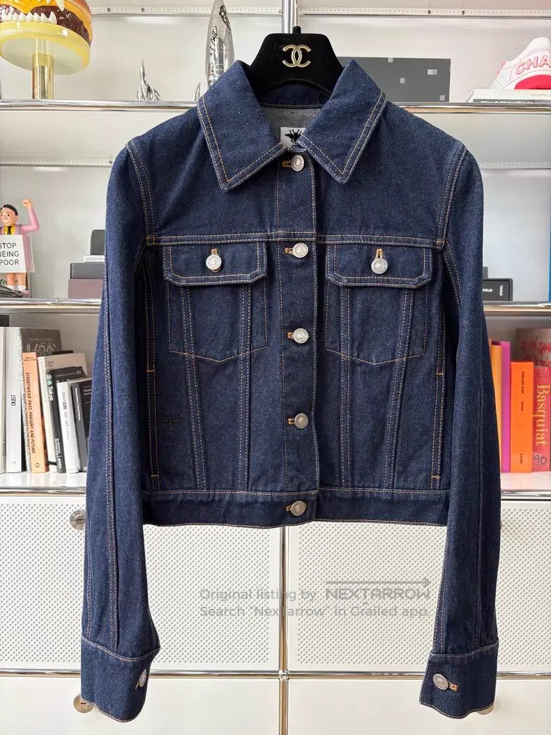 Dior Dior Dark blue two-pocket short denim jacket Size XS / US 0-2 / IT 36-38 - 1 Thumbnail