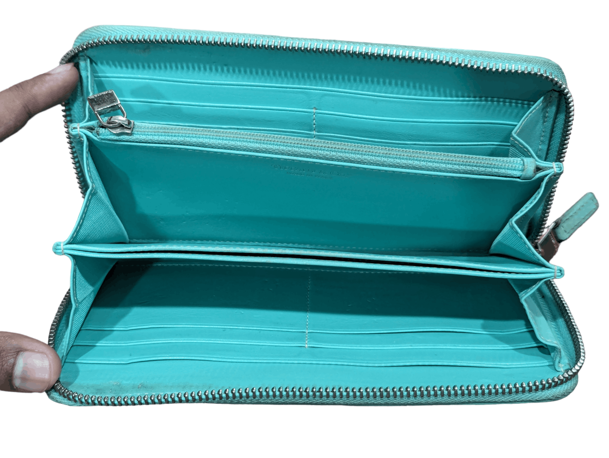 Tiffany & Co. Tiffany & Co Round Zipper Wallet Purse Size ONE SIZE - 9 Thumbnail