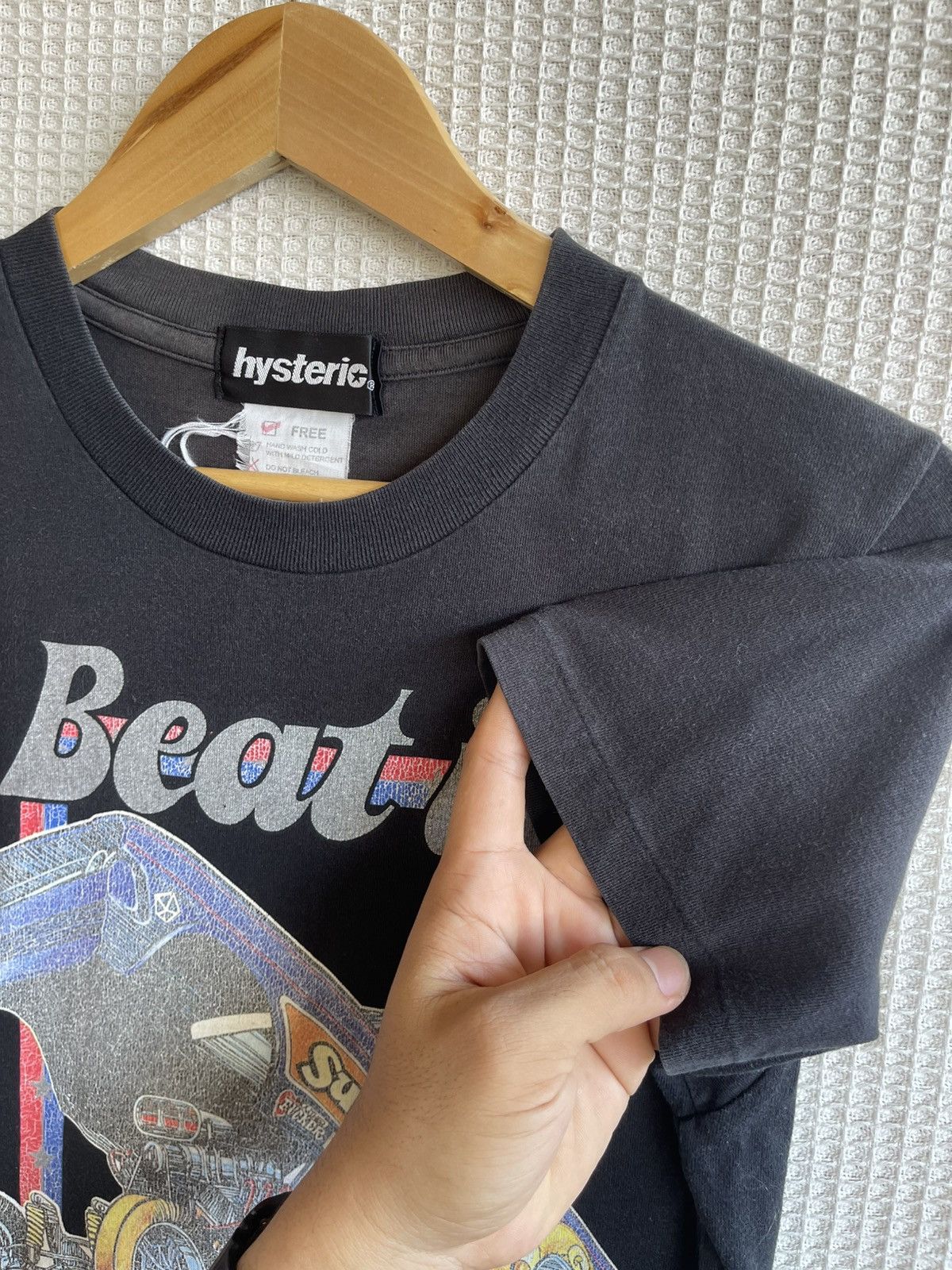 Hysteric Glamour Vintage’90s🔥HYSTERIC GLAMOUR🔥Beat it Super Fly Sun Faded Tee Size US S / EU 44-46 / 1 - 5 Thumbnail