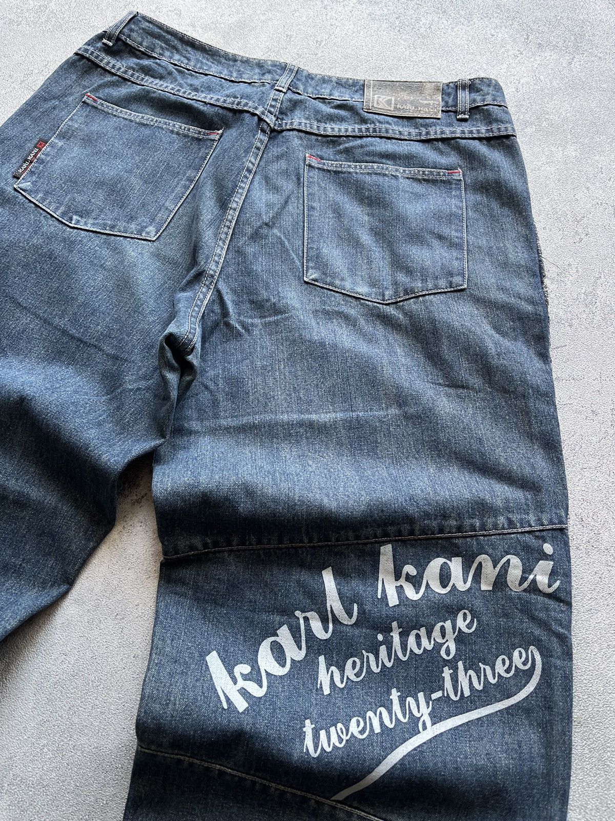 Karl Kani 2000s KARL KANI HERITAGE TWENTY THREE BAGGY PANTS Size US 36 / EU 52 - 2 Thumbnail