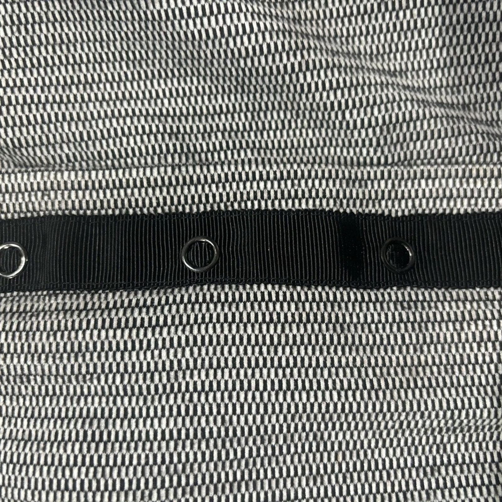 Lululemon LULULEMON Vinyasa Scarf Rulu Coco Pique Black White One Size Size ONE SIZE - 6 Thumbnail