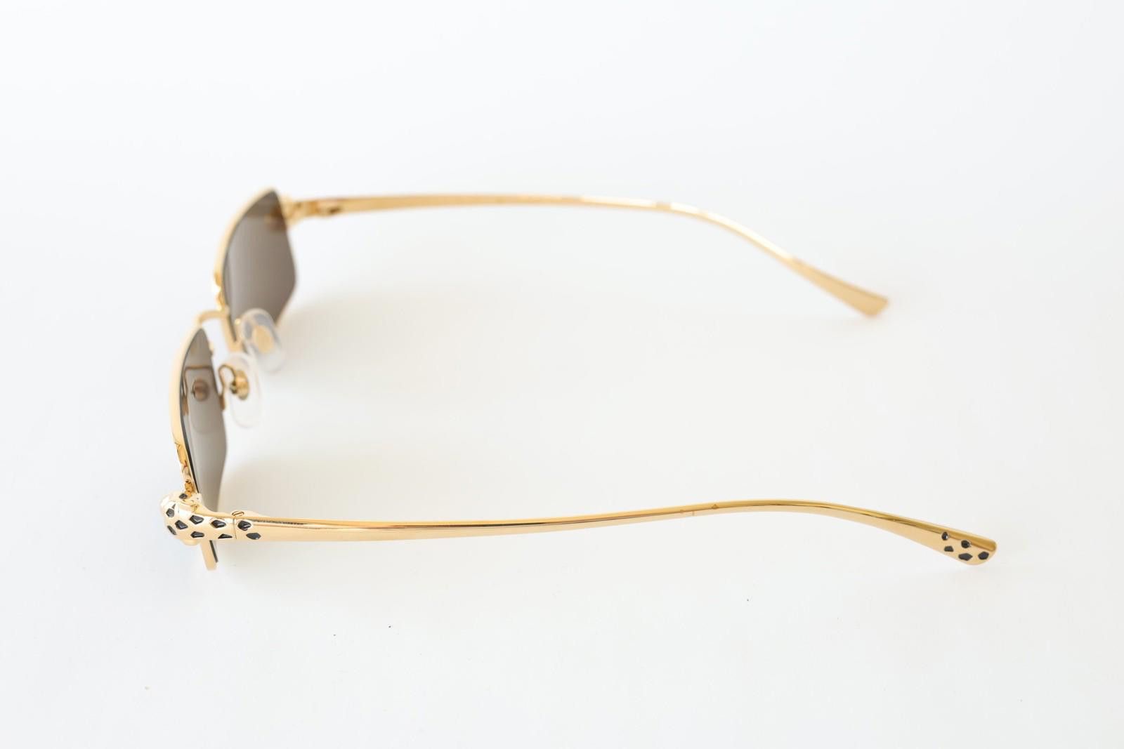 Cartier New Cartier eyewear sunglasses eyeglasses CT0473S 001 gold Size ONE SIZE - 4 Thumbnail