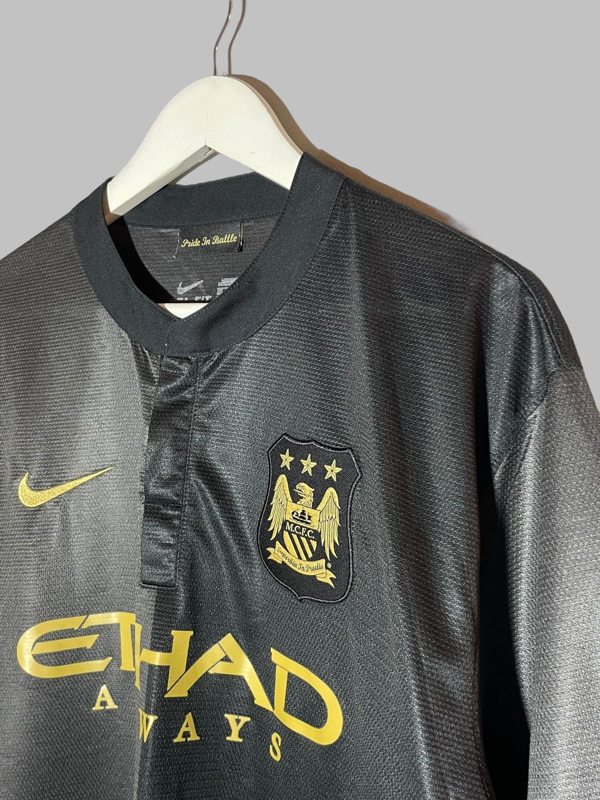 Nike Manchester City Nike 2013/14 Away Football Shirt Size US XXL / EU 58 / 5 - 4 Thumbnail